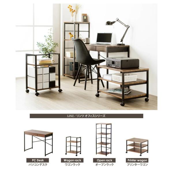 デスクワゴン キッチンラック キャスター付き デスク下ワゴン サイドワゴン サイドラック