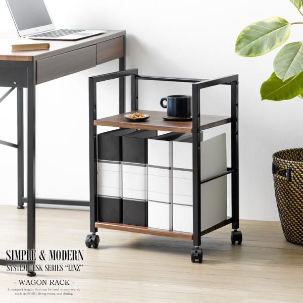 デスクワゴン キッチンラック キャスター付き デスク下ワゴン サイドワゴン サイドラック