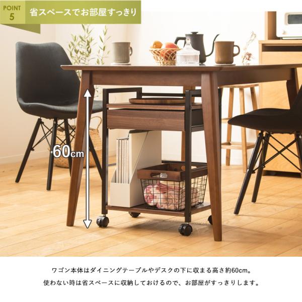 デスク下ワゴン オフィス収納 コンパクト スリム キャスター 引出し