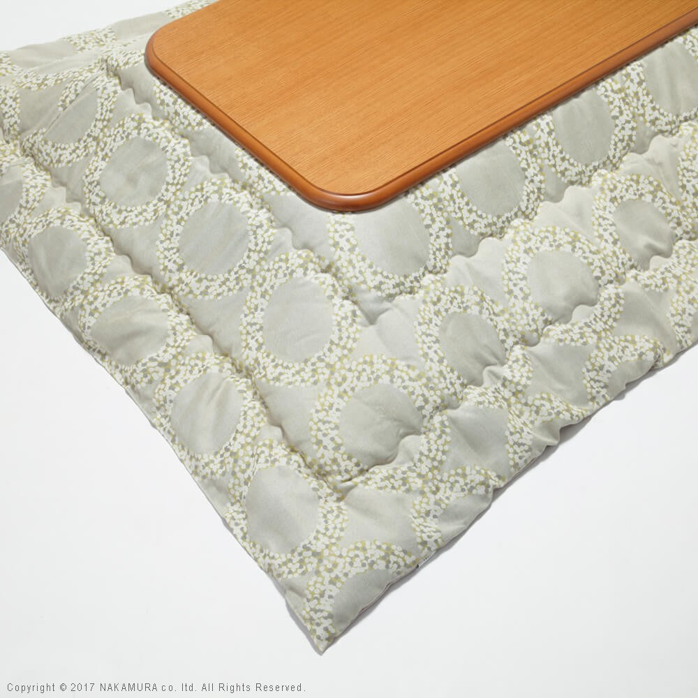 こたつ 長方形 楢ラウンド折れ脚こたつ 120x80cm 日本製厚手カーテン生地の北欧柄こたつ布団セット テーブル 天然木 日本製 リモート 在宅