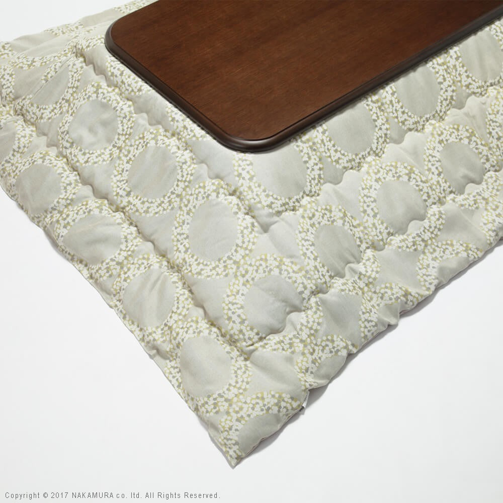 こたつ 長方形 大判サイズ 楢ラウンド折れ脚こたつ 150x80cm 日本製厚手カーテン生地の北欧柄こたつ布団セット テーブル 天然木 日本製 リモート 在宅