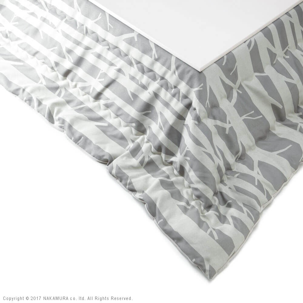 こたつ 正方形 楢天然木国産折れ脚こたつ 60x60cm 日本製厚手カーテン生地の北欧柄こたつ布団セット テーブル 天然木 日本製 リモート 在宅