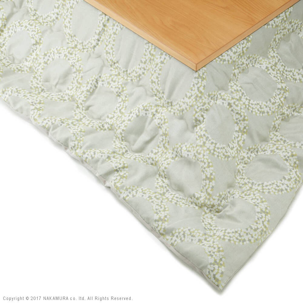 こたつ 正方形 モダンリビング継ぎ脚こたつ 80x80cm 日本製厚手カーテン生地の北欧柄こたつ布団セット テーブル 天然木 日本製 リモート 在宅