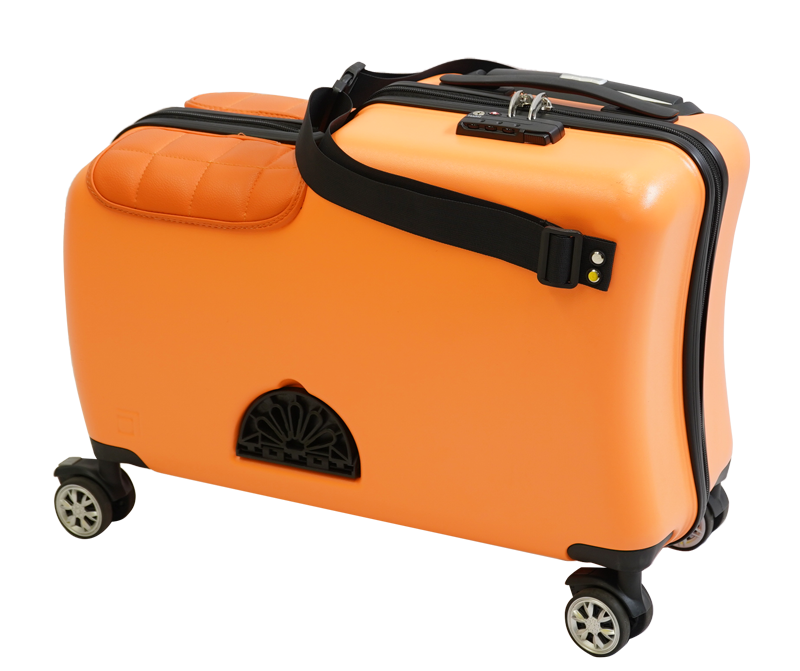 【訳あり アウトレット】 Nippers 子供が乗れるスーツケース 機内持ち込みサイズ HAPIRIDE MINI (ハピライドミニ) 20インチ 32リットル