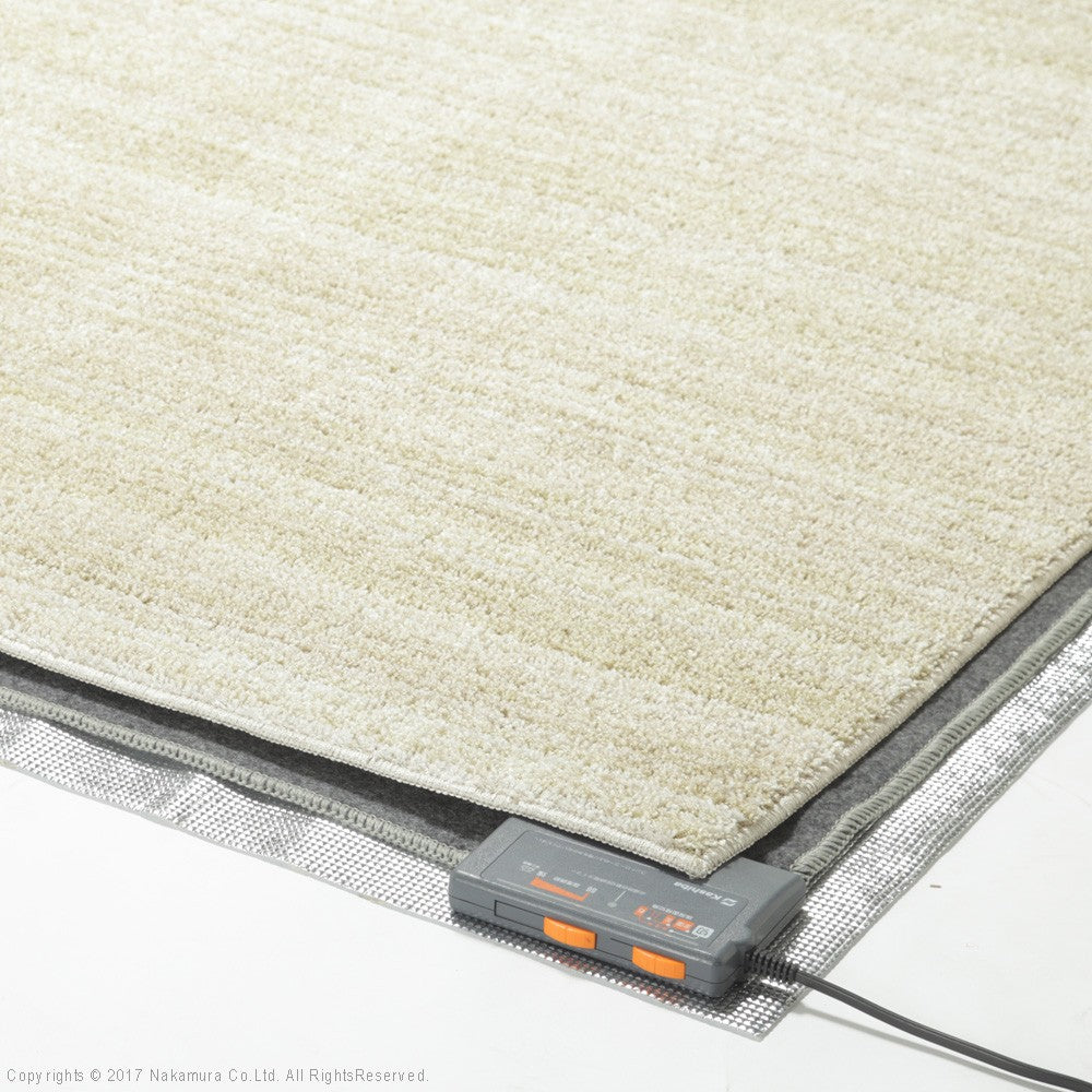 ホットカーペット カバー ミックスカラーホットカーペットカバー 2畳 200x200cm ホットカーペット本体セット 洗える