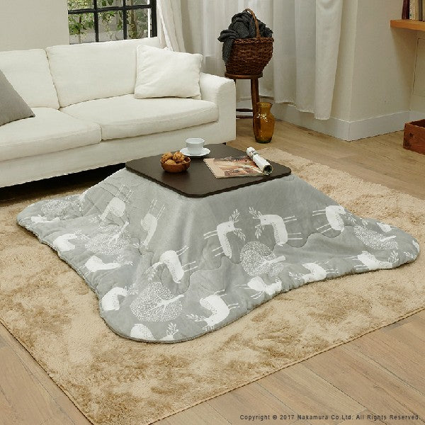 こたつ布団 北欧 保温綿入りこたつ布団 北欧柄タイプ 170x170cm 正方形防汚加工 中綿 こたつ用掛け布団 撥水 洗える あったか