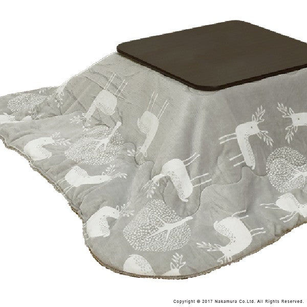 こたつ布団 北欧 保温綿入りこたつ布団 北欧柄タイプ 170x170cm 正方形防汚加工 中綿 こたつ用掛け布団 撥水 洗える あったか