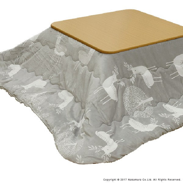 こたつ布団 北欧 保温綿入りこたつ布団 北欧柄タイプ 190x190cm 正方形防汚加工 中綿 こたつ用掛け布団 撥水 洗える あったか