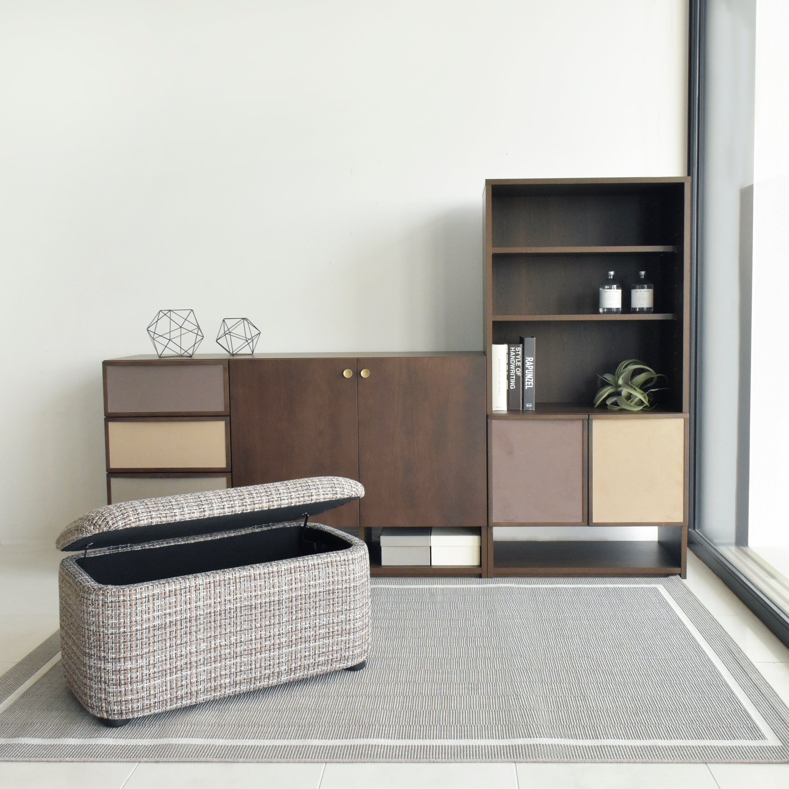 ボックススツール 幅760mm×奥行440m×高さ410mm