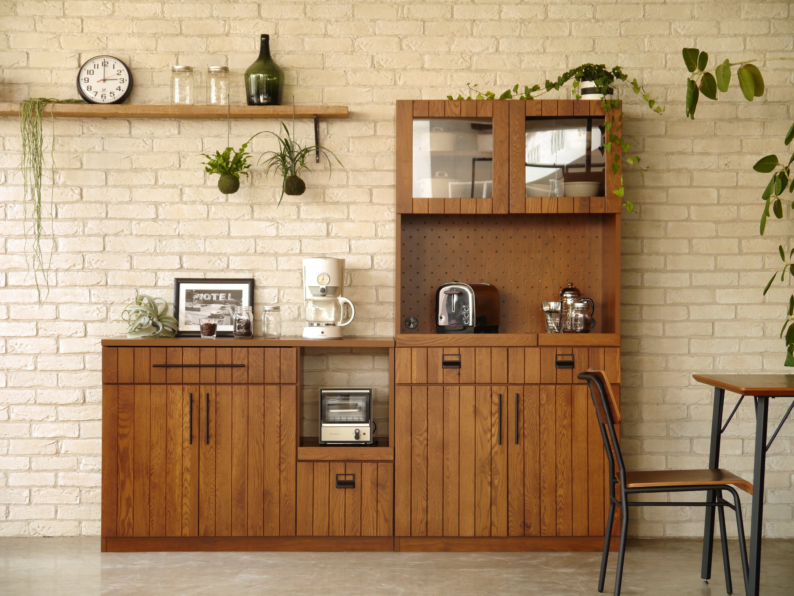 キッチン カウンター 完成品 日本製 幅1150mm×奥行445mm×高さ835mm