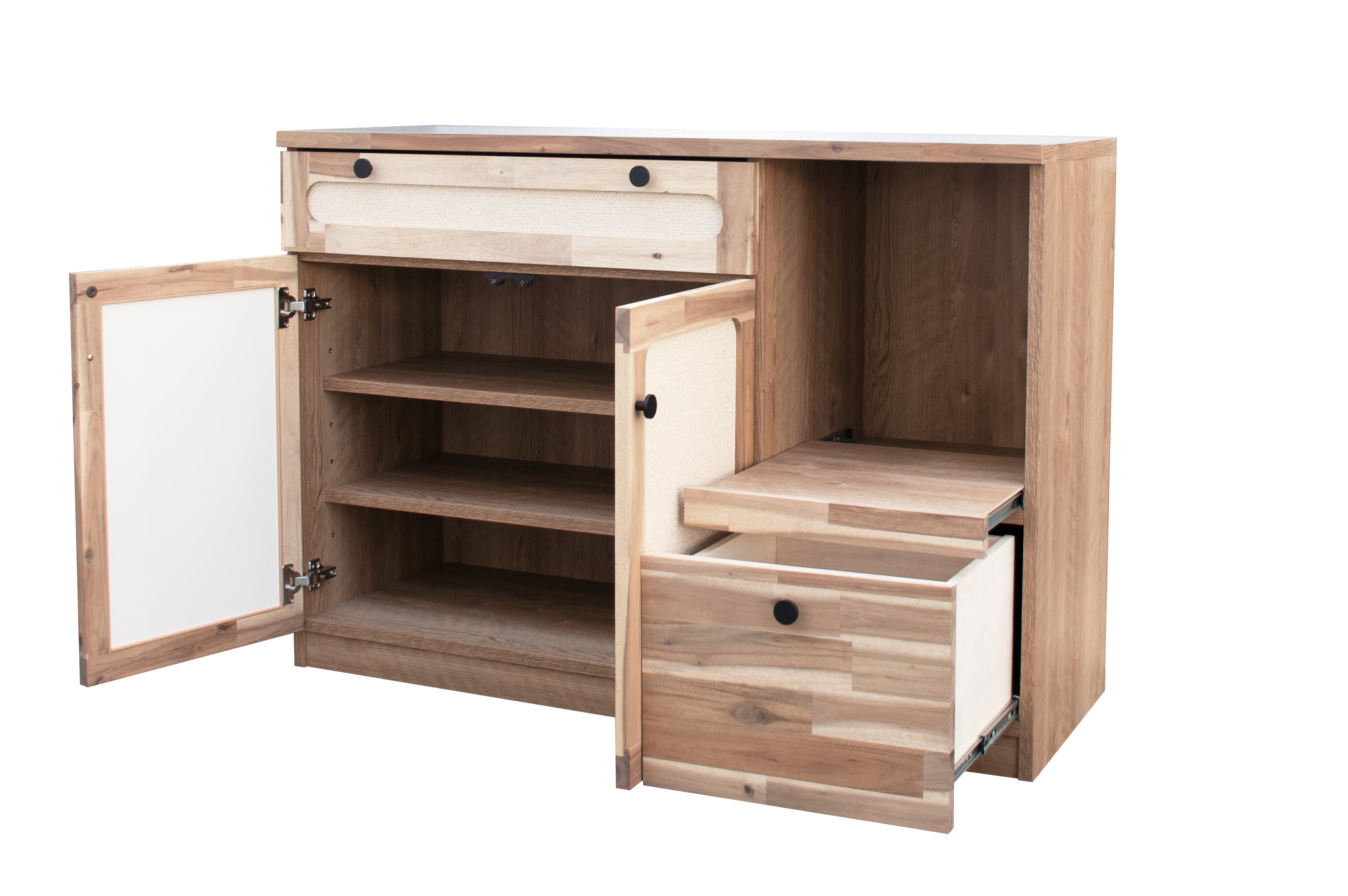 キッチンカウンター 日本製 ナチュラル 幅1200mm×奥行450mm×高さ850mm