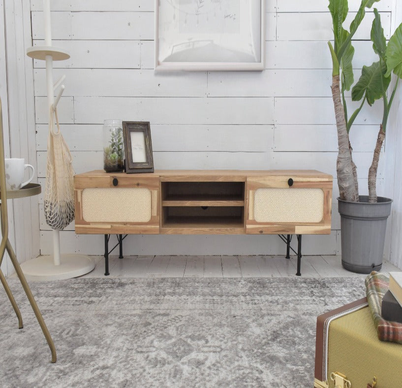 テレビボード テレビ台 ナチュラル 日本製 完成品 幅1500mm×奥行420mm×高さ410mm