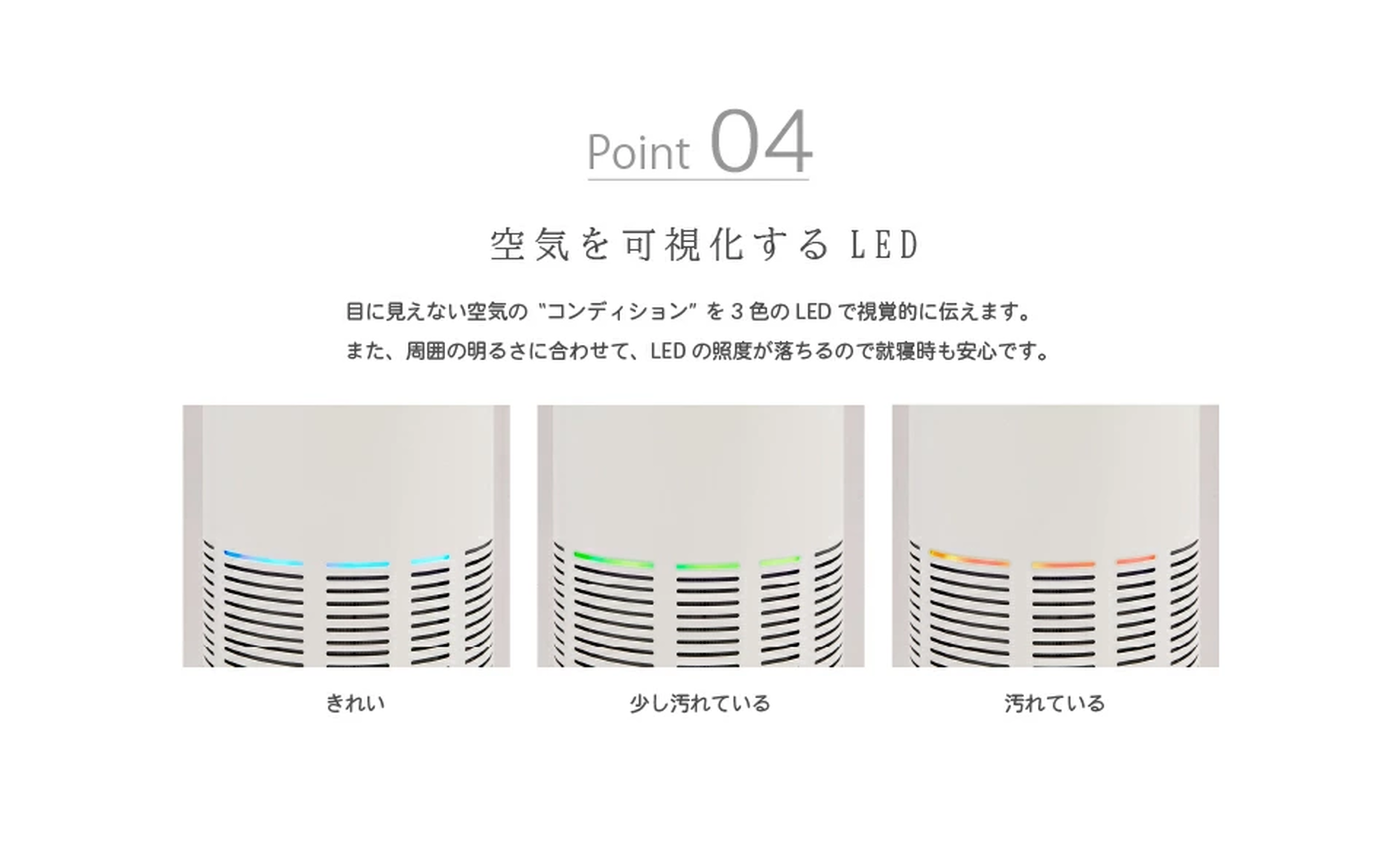 cado カドー 空気清浄機 LEAF 320 ホワイト ~約26畳用 AP-C320-WH - 【公式】allecore(アレコレ) 家具インテリア・生活雑貨のオンライン通販