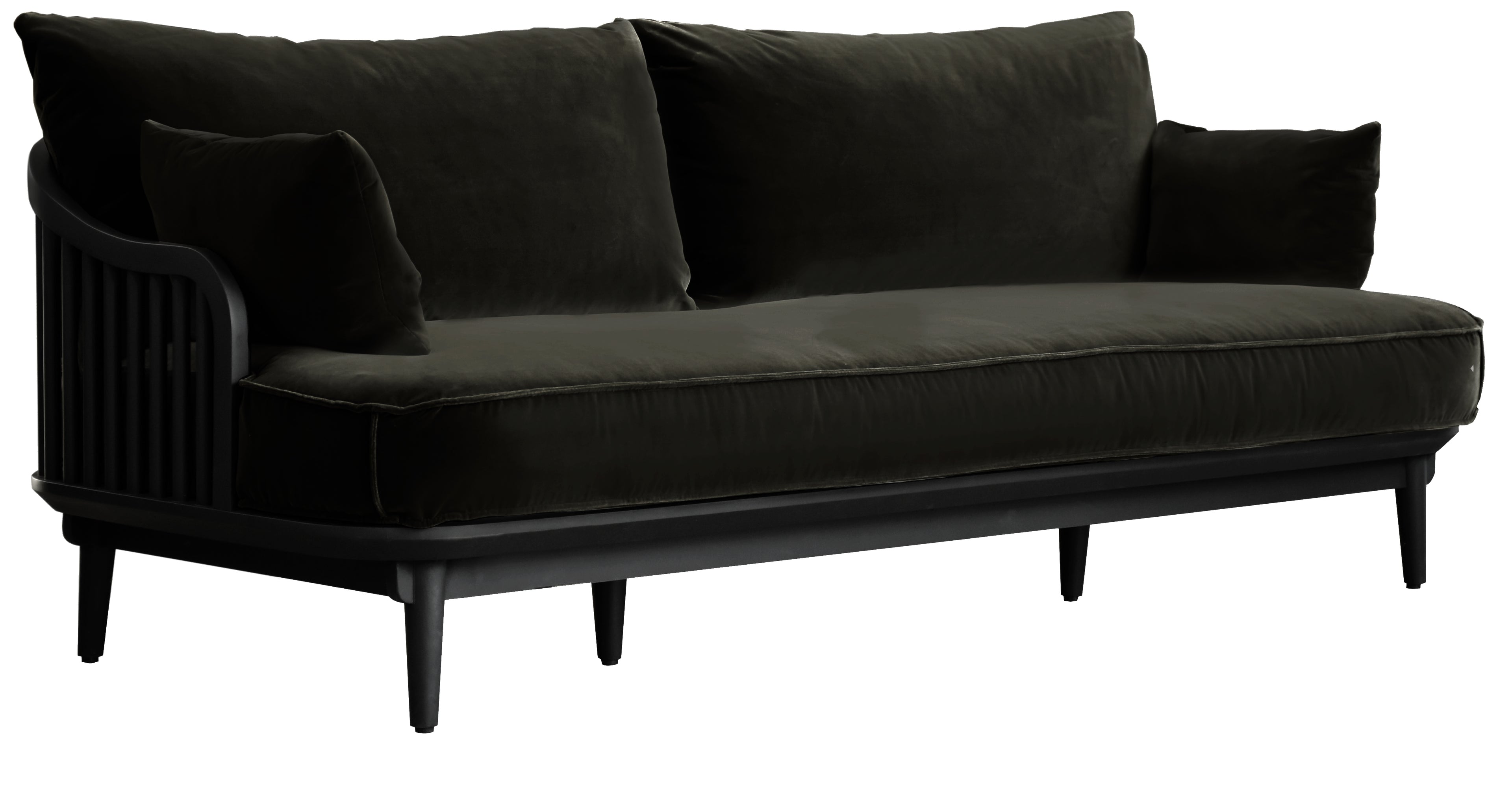 ソファ 3人掛け 完成品 幅2000mm×奥行840mm×高さ800mm・床から座面380mm