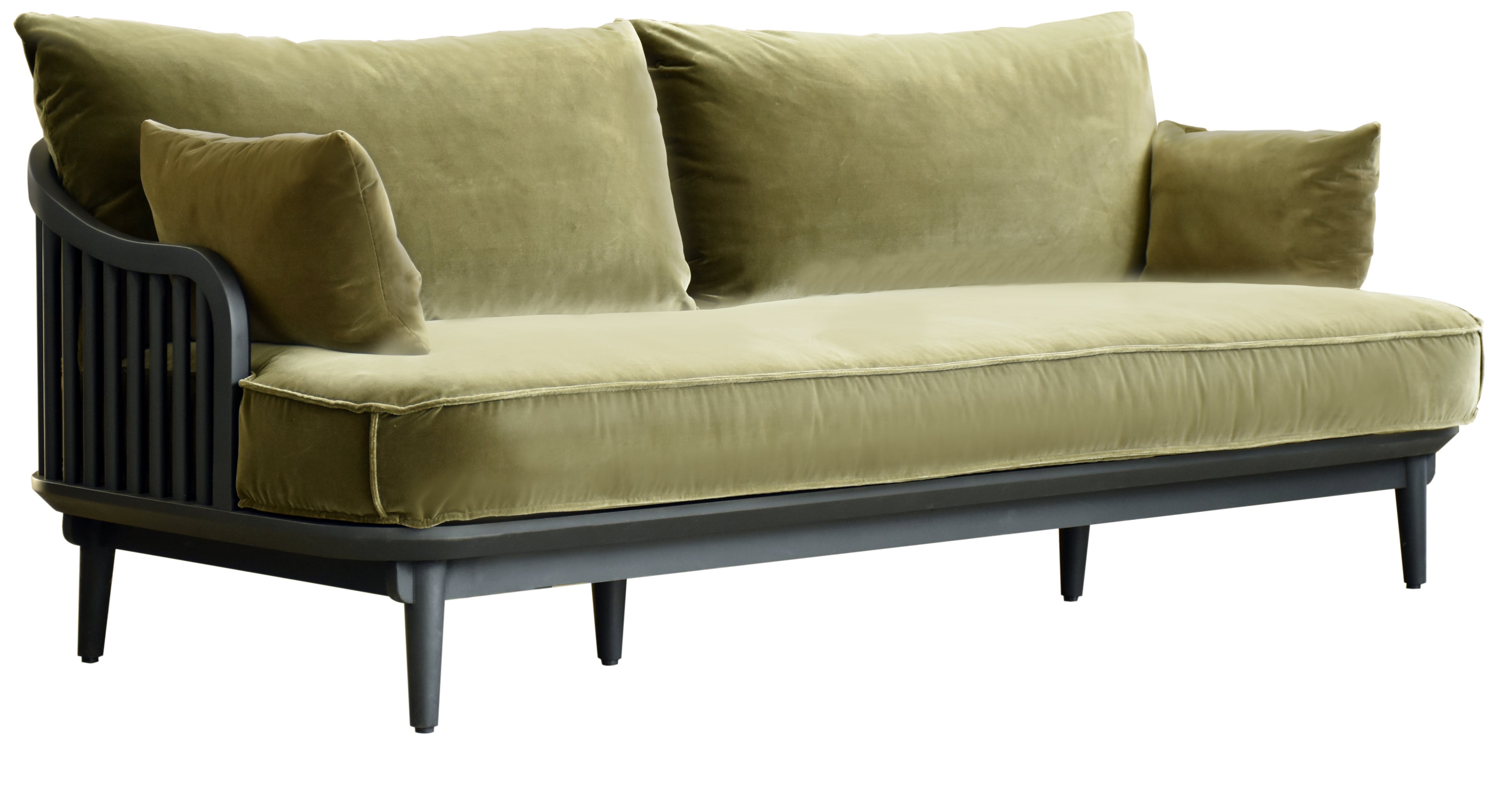 ソファ 3人掛け 完成品 幅2000mm×奥行840mm×高さ800mm・床から座面380mm