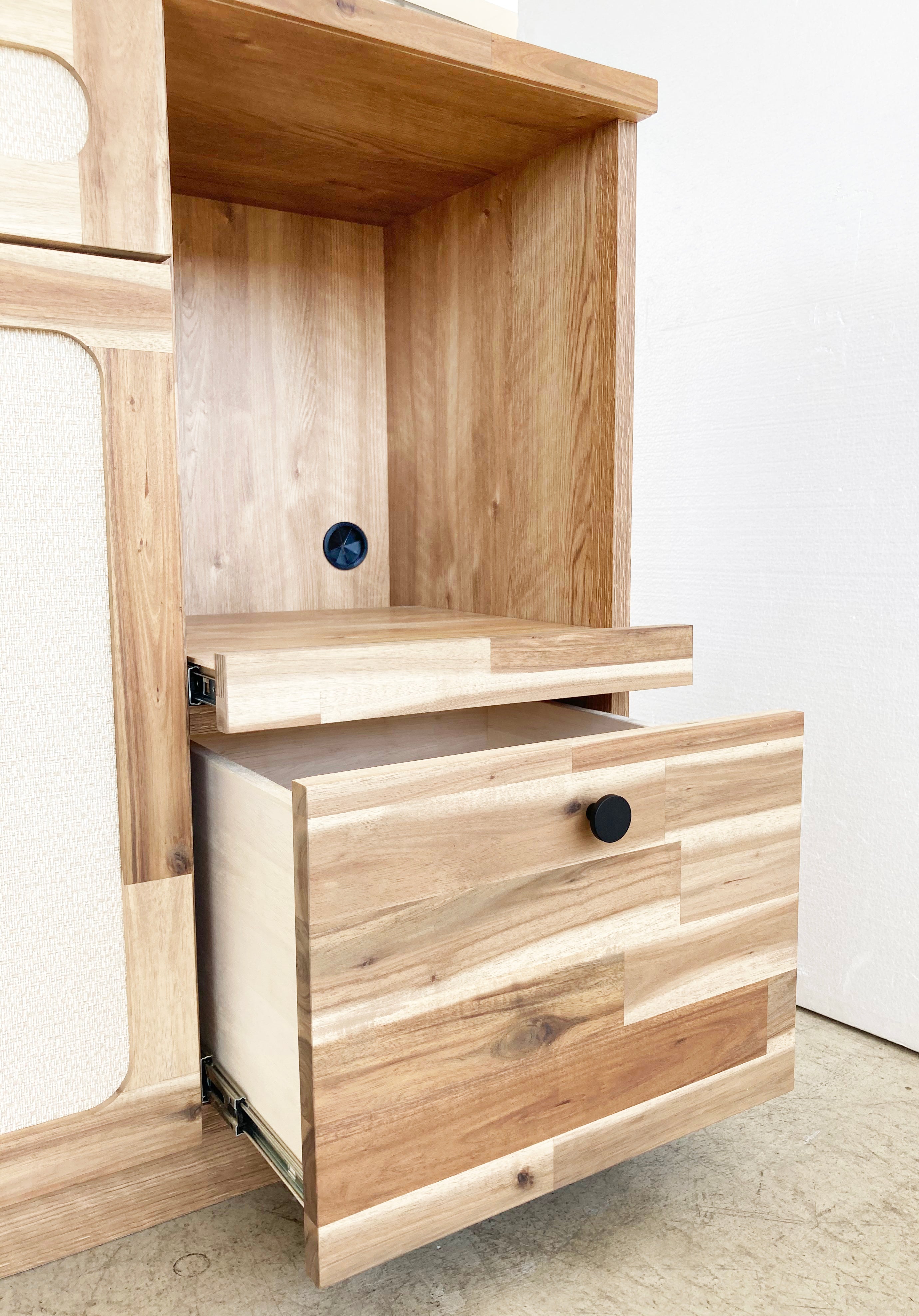 キッチンカウンター 日本製 完成品 ナチュラル 幅800mm×奥行450mm×高さ850mm