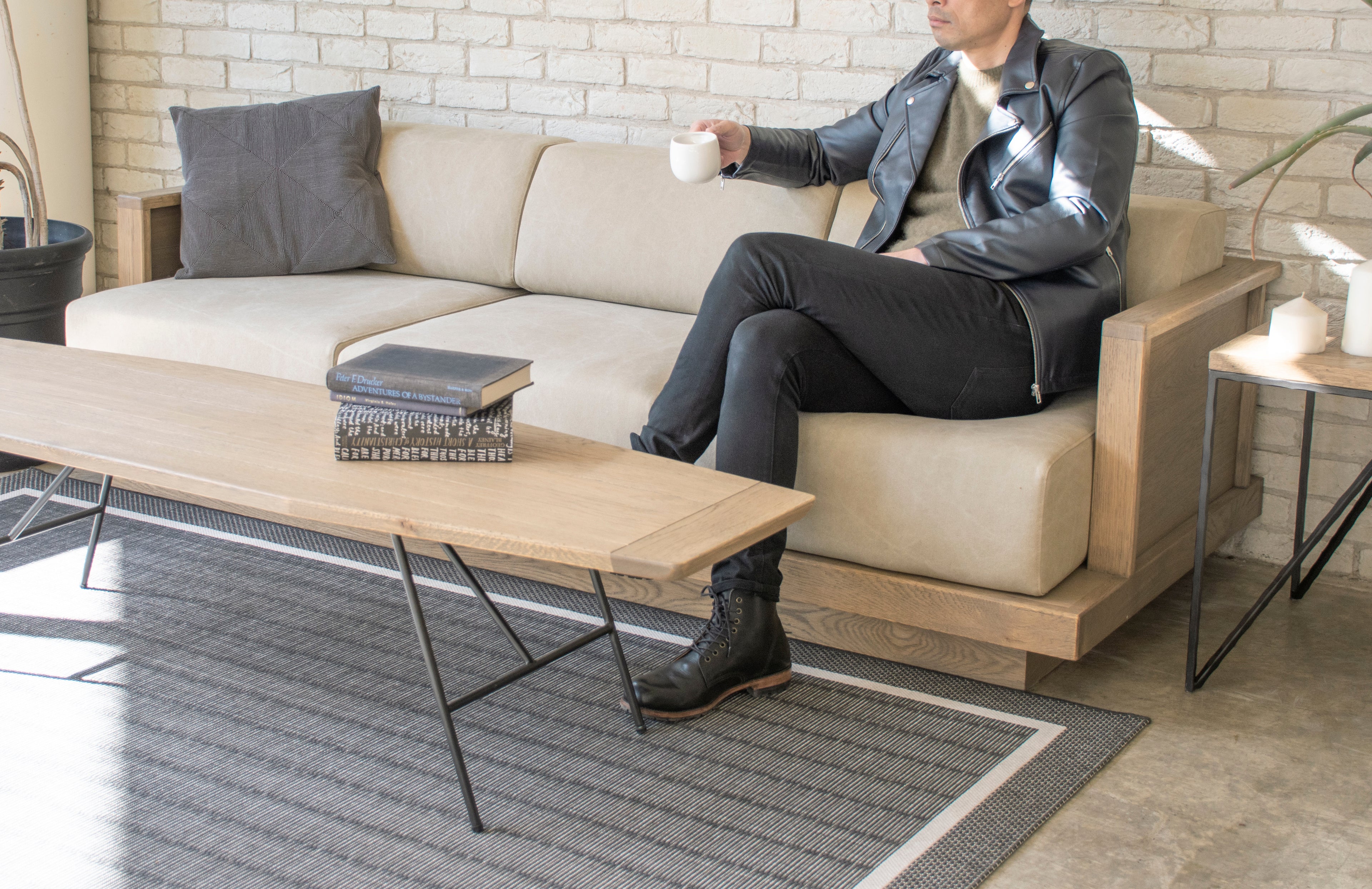 ソファ 完成品 幅2100mm×奥行930mm×高さ650mm×座面高360mm - 【公式】allecore(アレコレ) 家具インテリア・生活雑貨のオンライン通販