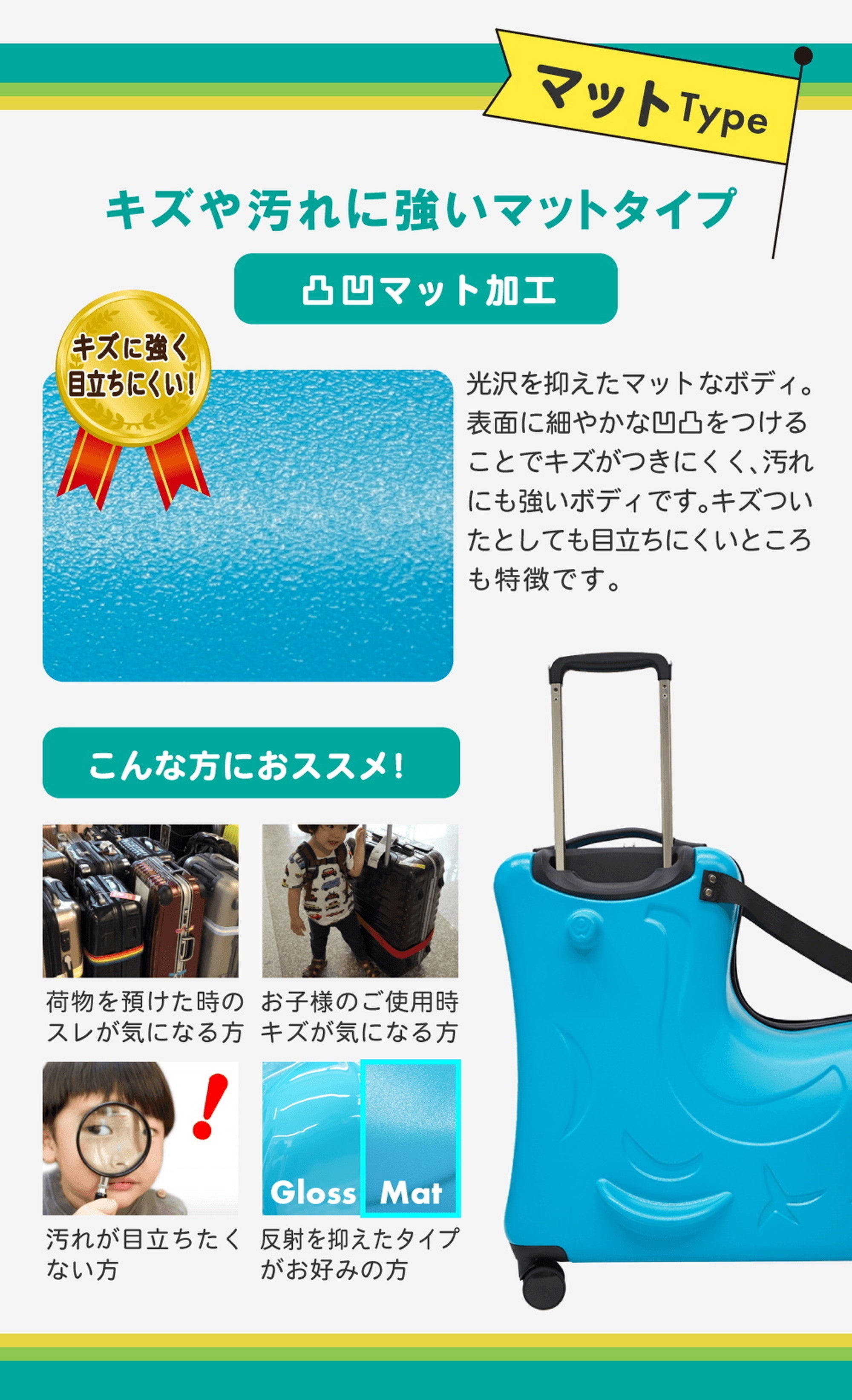 スーツケース 子供 用 乗れる 20インチ 18L オリジナルネームタグ付き Nippers - 【公式】allecore(アレコレ) 家具インテリア・生活雑貨のオンライン通販