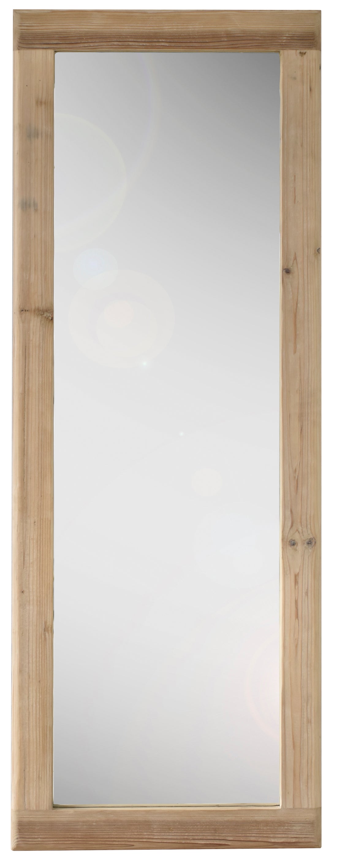 アンティーク ミラー ビンテージ加工 木製 ナチュラル 幅60×高さ160cm