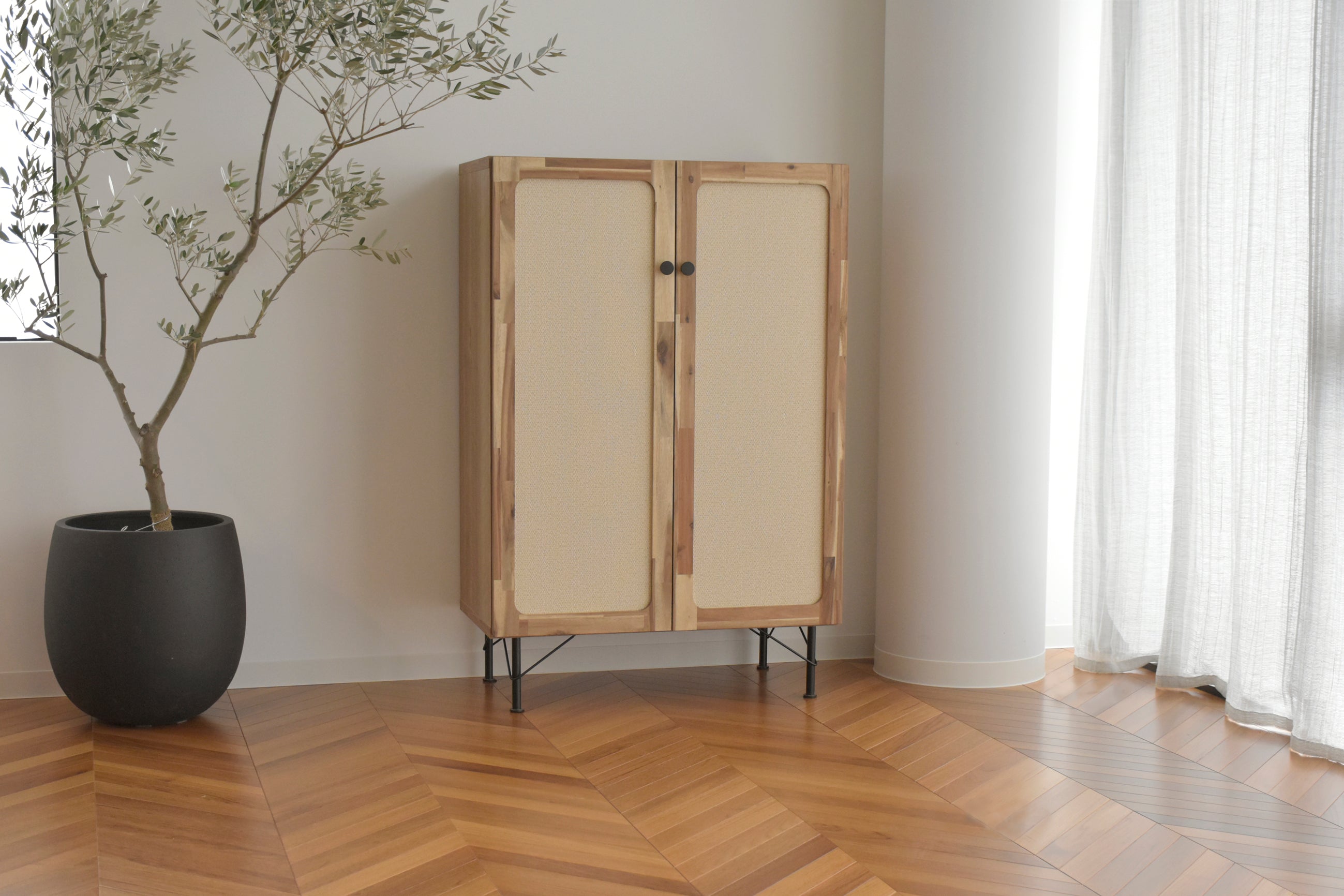 キャビネット 幅80×奥行42×高さ121cm - 【公式】allecore(アレコレ) 家具インテリア・生活雑貨のオンライン通販