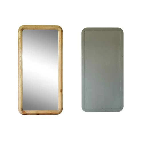 鏡 ミラー ナチュラル 完成品 幅900×奥行60×高さ1800mm