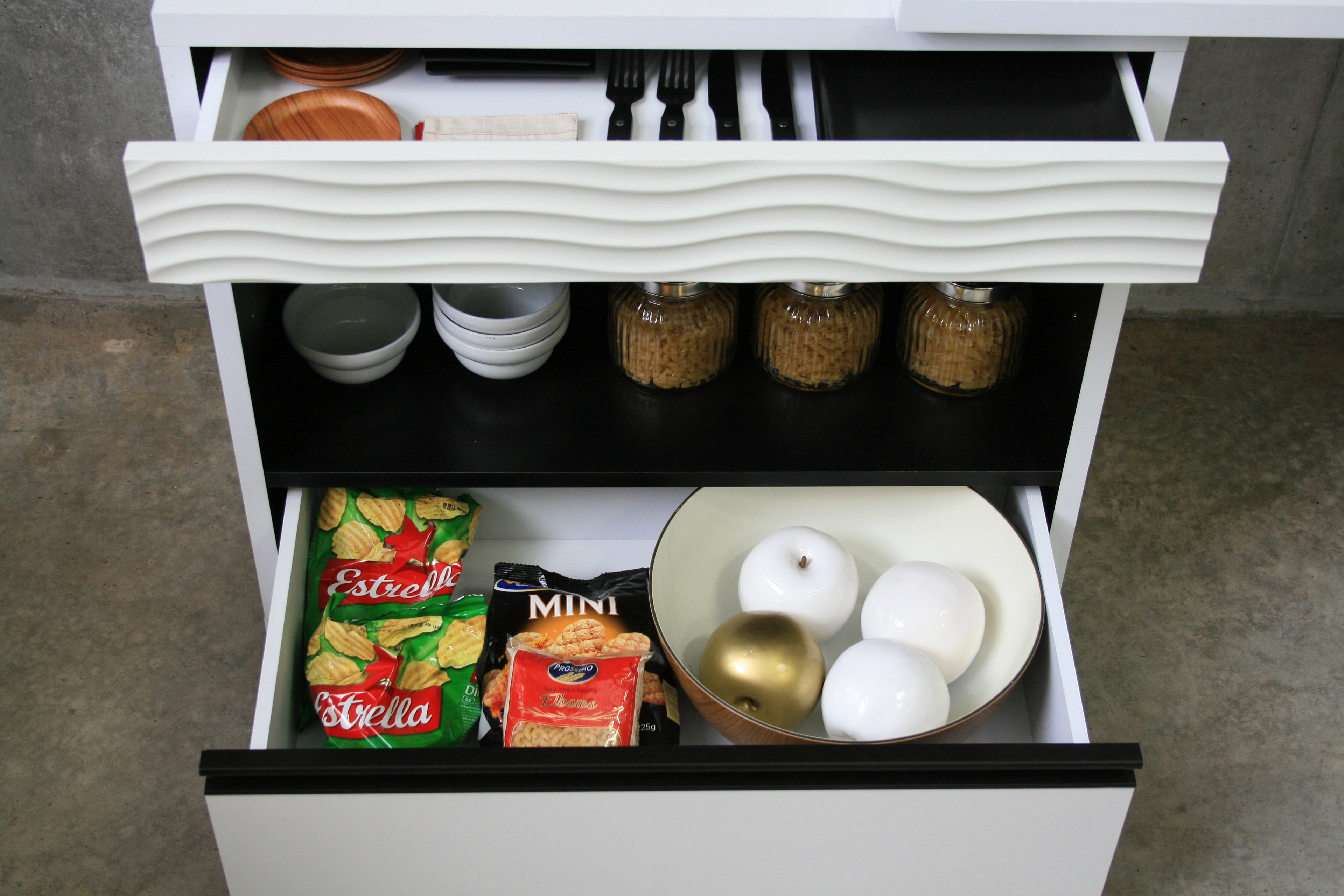 キッチンデスク 完成品 日本製 幅900mm~1400mm×奥行445mm×高さ723mm - 【公式】allecore(アレコレ) 家具インテリア・生活雑貨のオンライン通販