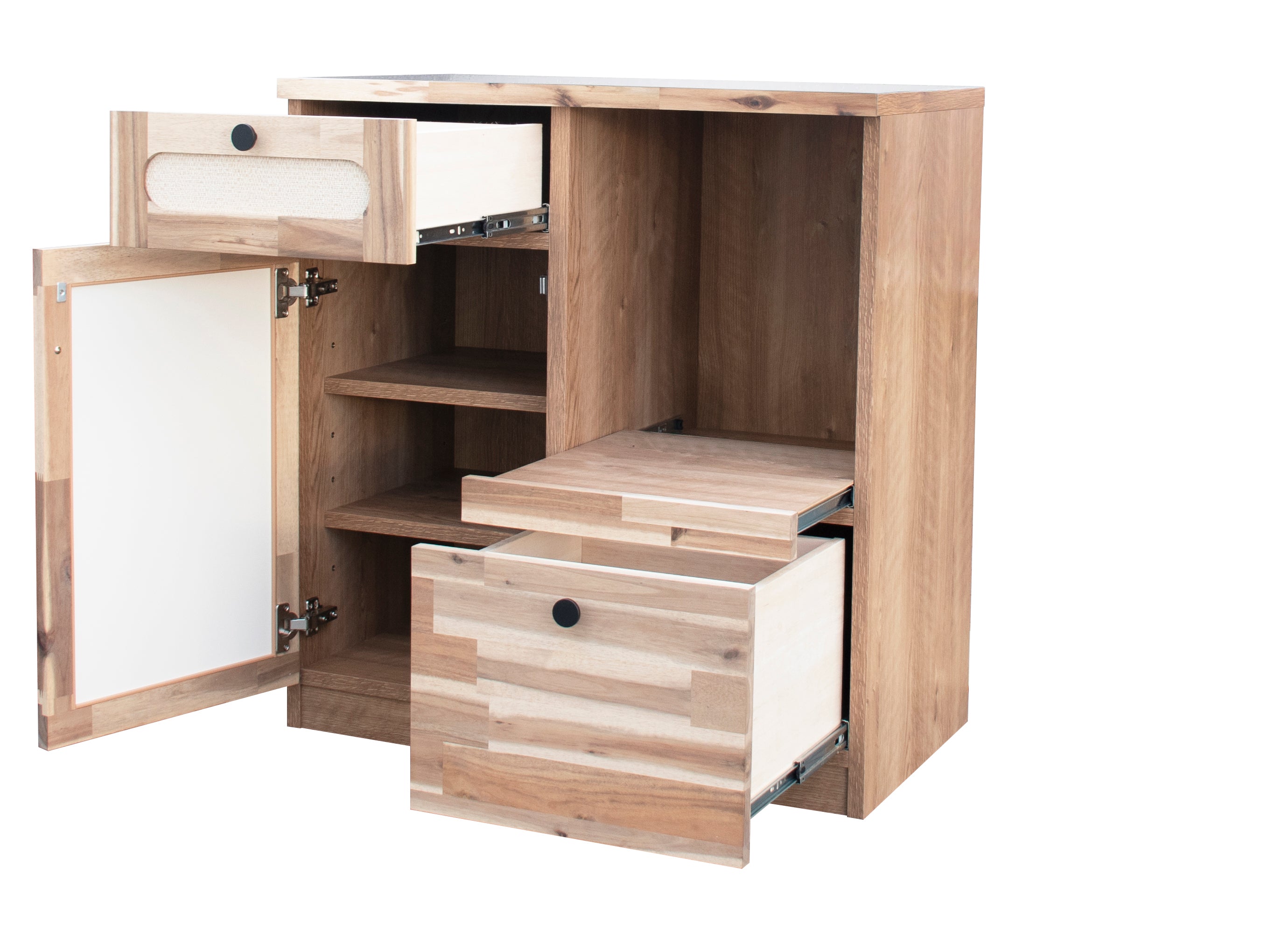 キッチンカウンター 日本製 完成品 ナチュラル 幅800mm×奥行450mm×高さ850mm