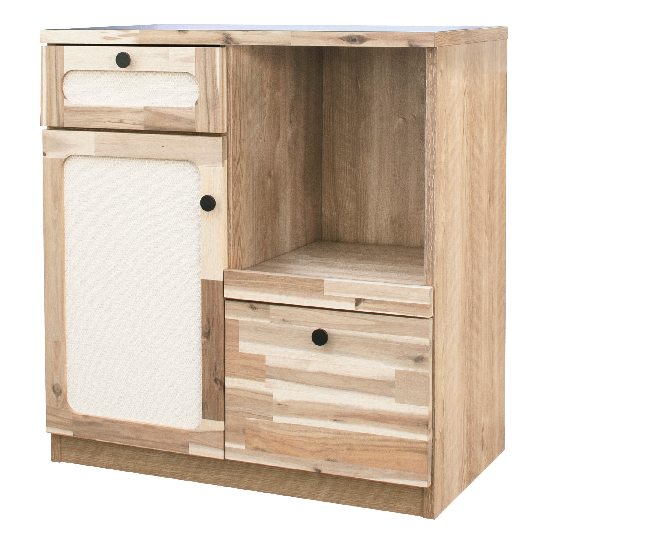 キッチンカウンター 日本製 完成品 ナチュラル 幅800mm×奥行450mm×高さ850mm