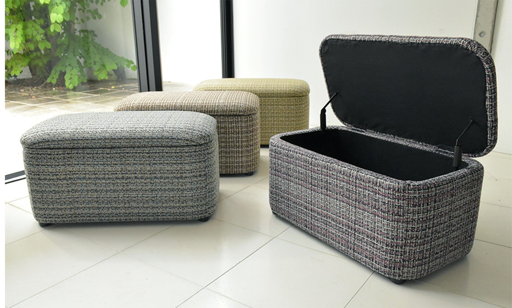 ボックススツール 幅760mm×奥行440m×高さ410mm