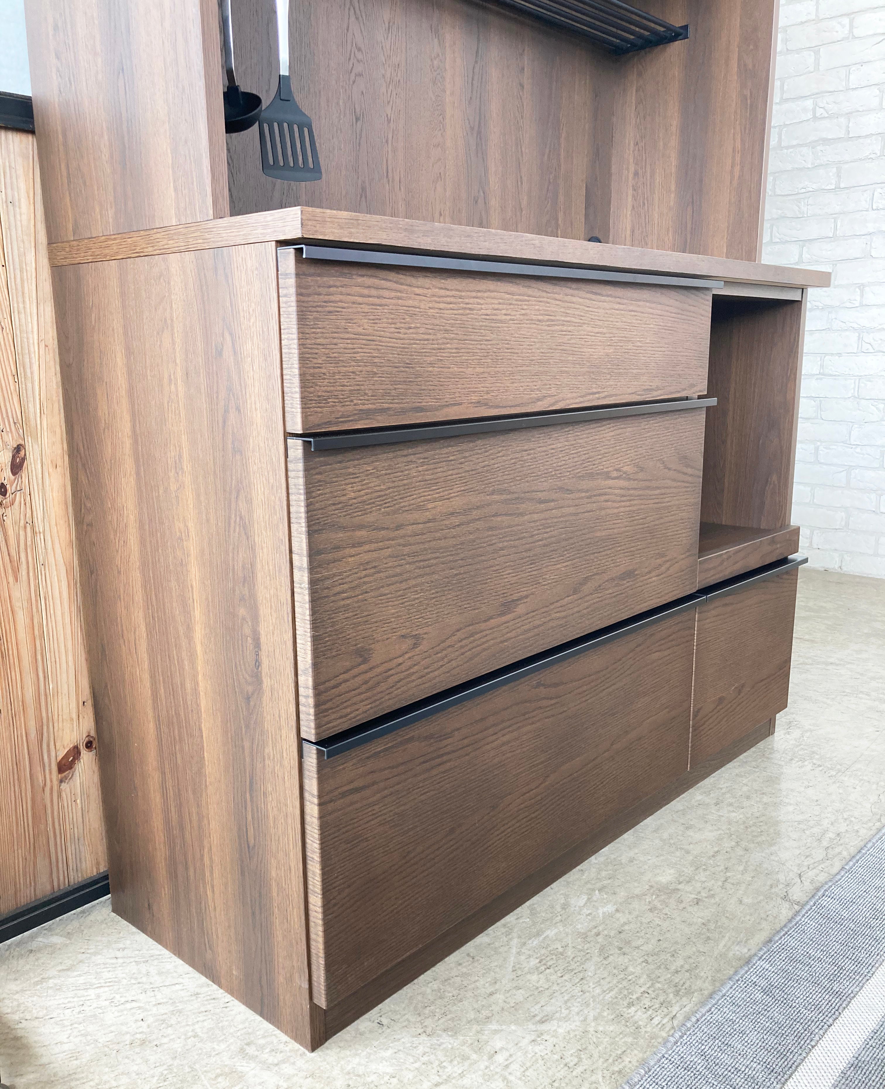 キッチンボード 完成品 日本製 幅1170mm×奥行445mm×高さ1800mm - 【公式】allecore(アレコレ) 家具インテリア・生活雑貨のオンライン通販