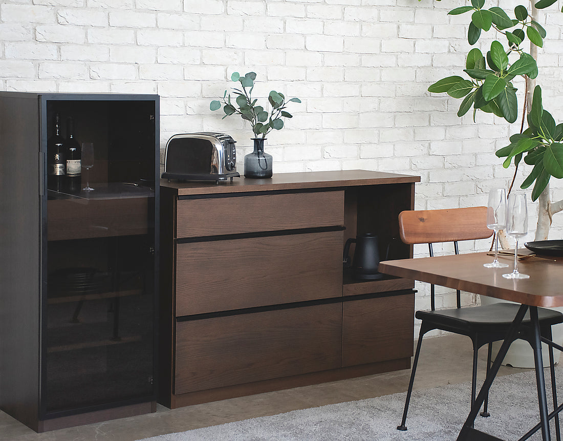 キッチンカウンター 完成品 日本製 幅1170mm×奥行445mm×高さ850mm - 【公式】allecore(アレコレ) 家具インテリア・生活雑貨のオンライン通販