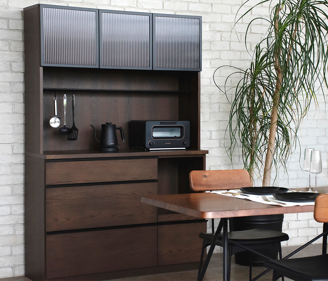 キッチンボード 完成品 日本製 幅1170mm×奥行445mm×高さ1800mm - 【公式】allecore(アレコレ) 家具インテリア・生活雑貨のオンライン通販