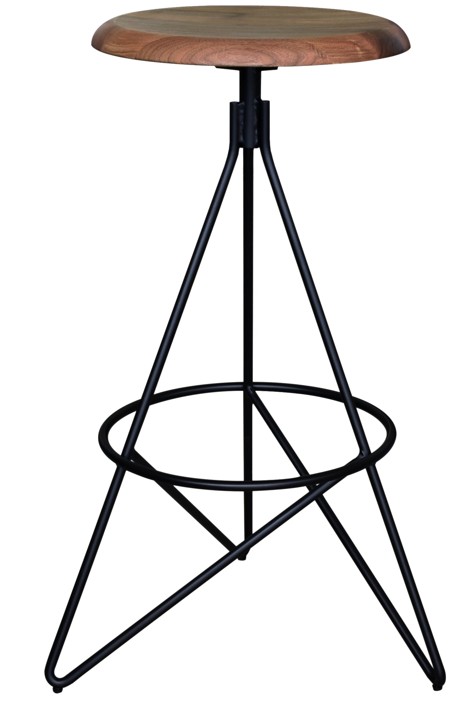 ハイスツール ウォールナット 完成品 幅458mm×奥行435mm×高さ750mm