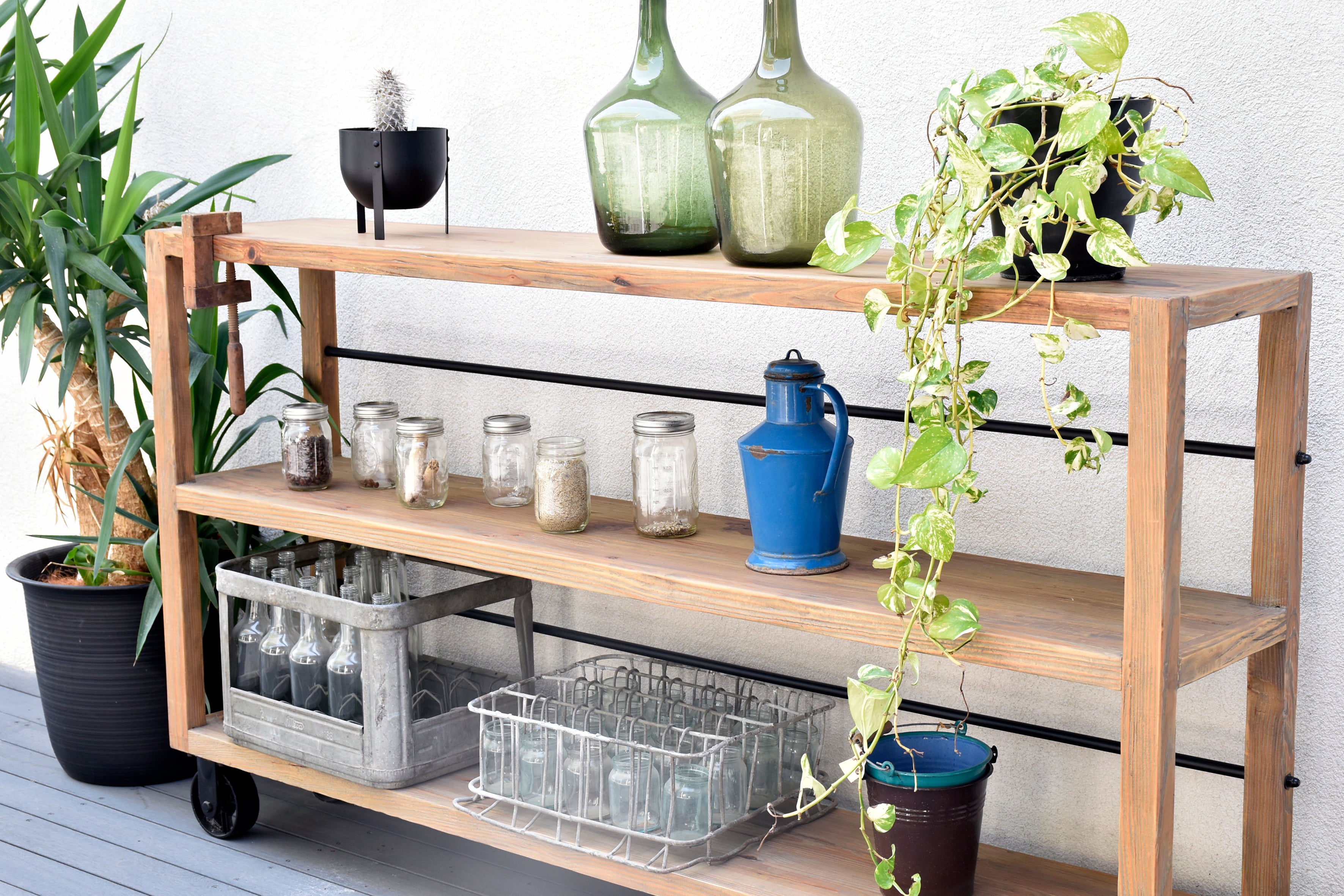 オープンシェルフ 幅1800mm×奥行350mm×高さ1000mm