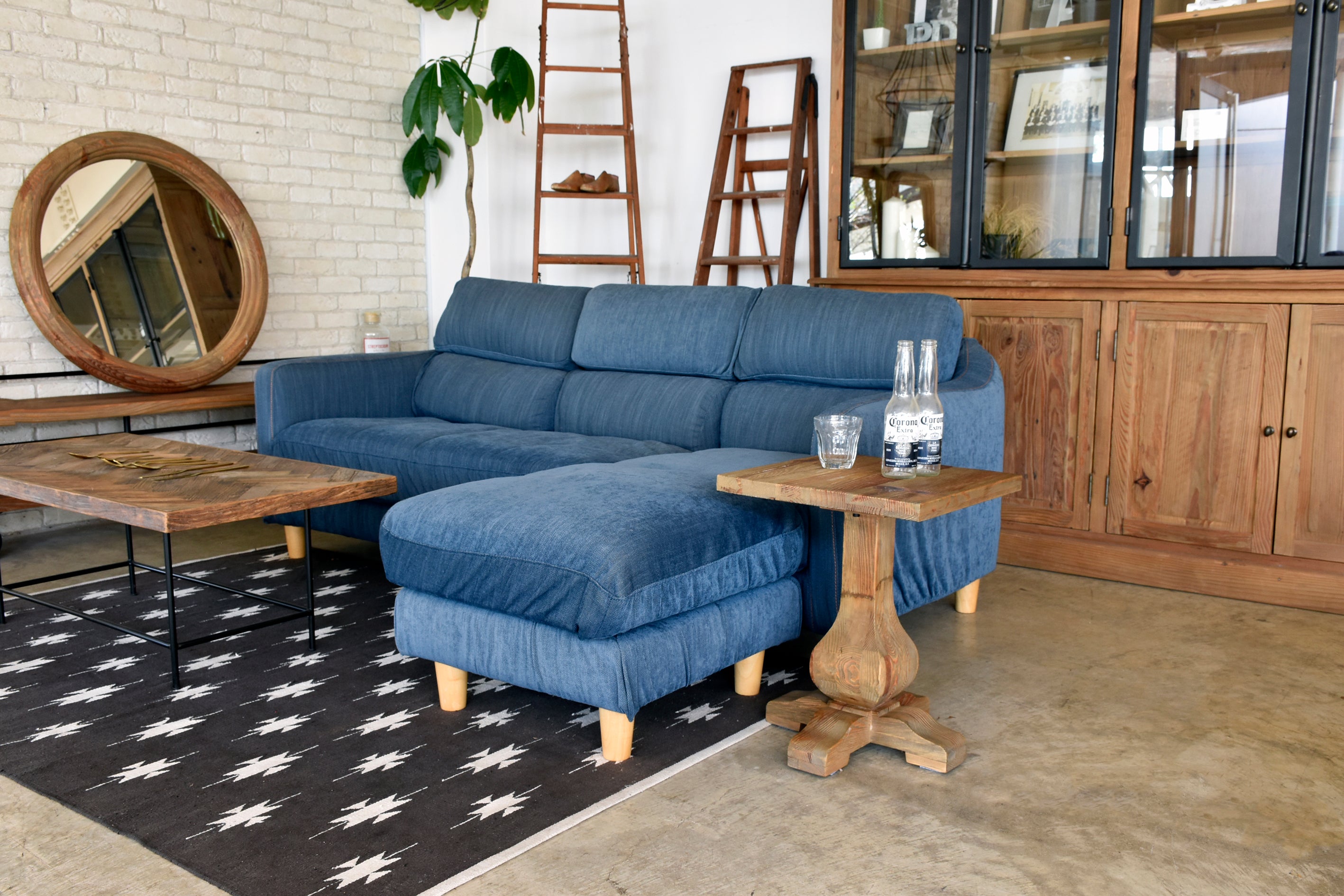 サイドテーブル 完成品 幅400mm×奥行400mm×高さ510mm