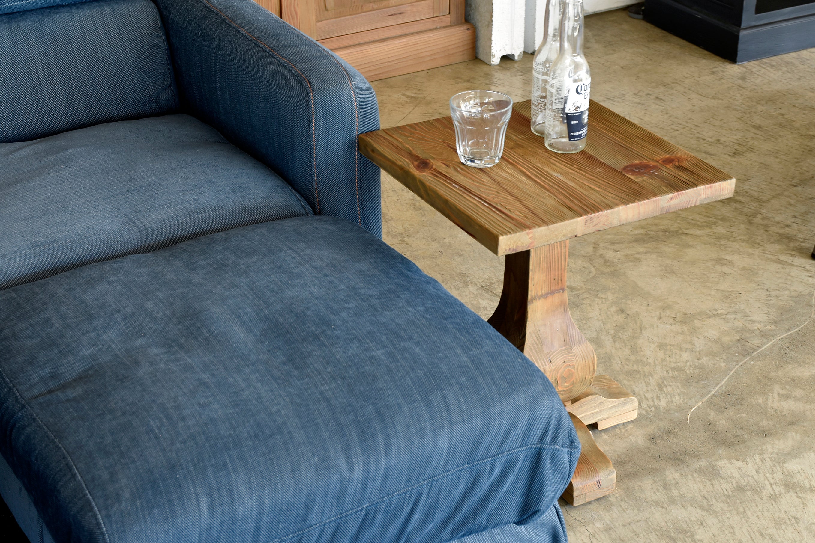 サイドテーブル 完成品 幅400mm×奥行400mm×高さ510mm