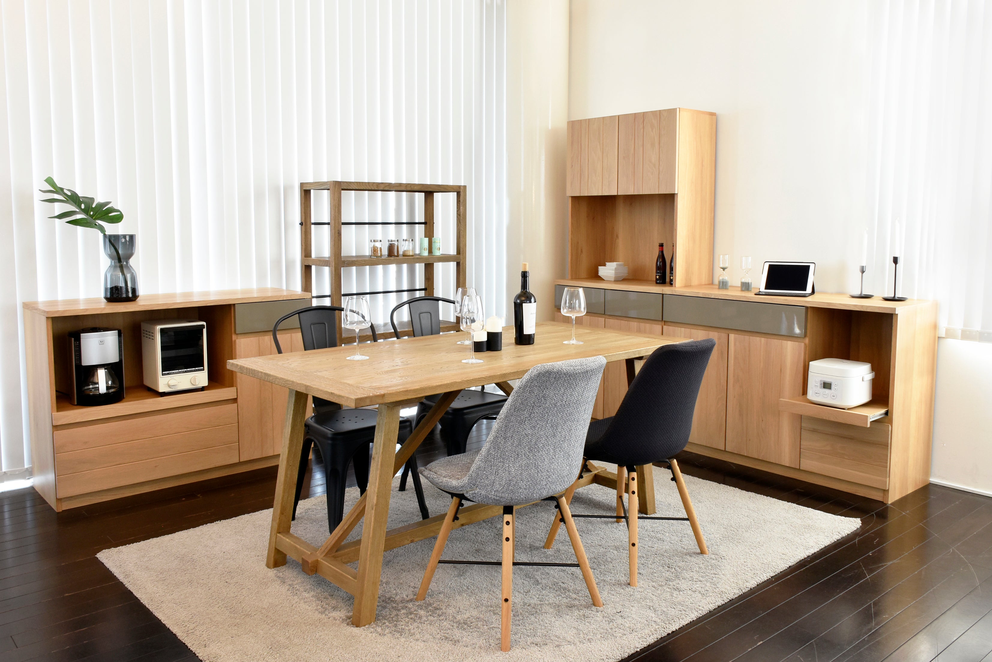 キッチンカウンター 完成品 日本製 幅1200mm×奥行450mm×高さ850mm - 【公式】allecore(アレコレ) 家具インテリア・生活雑貨のオンライン通販