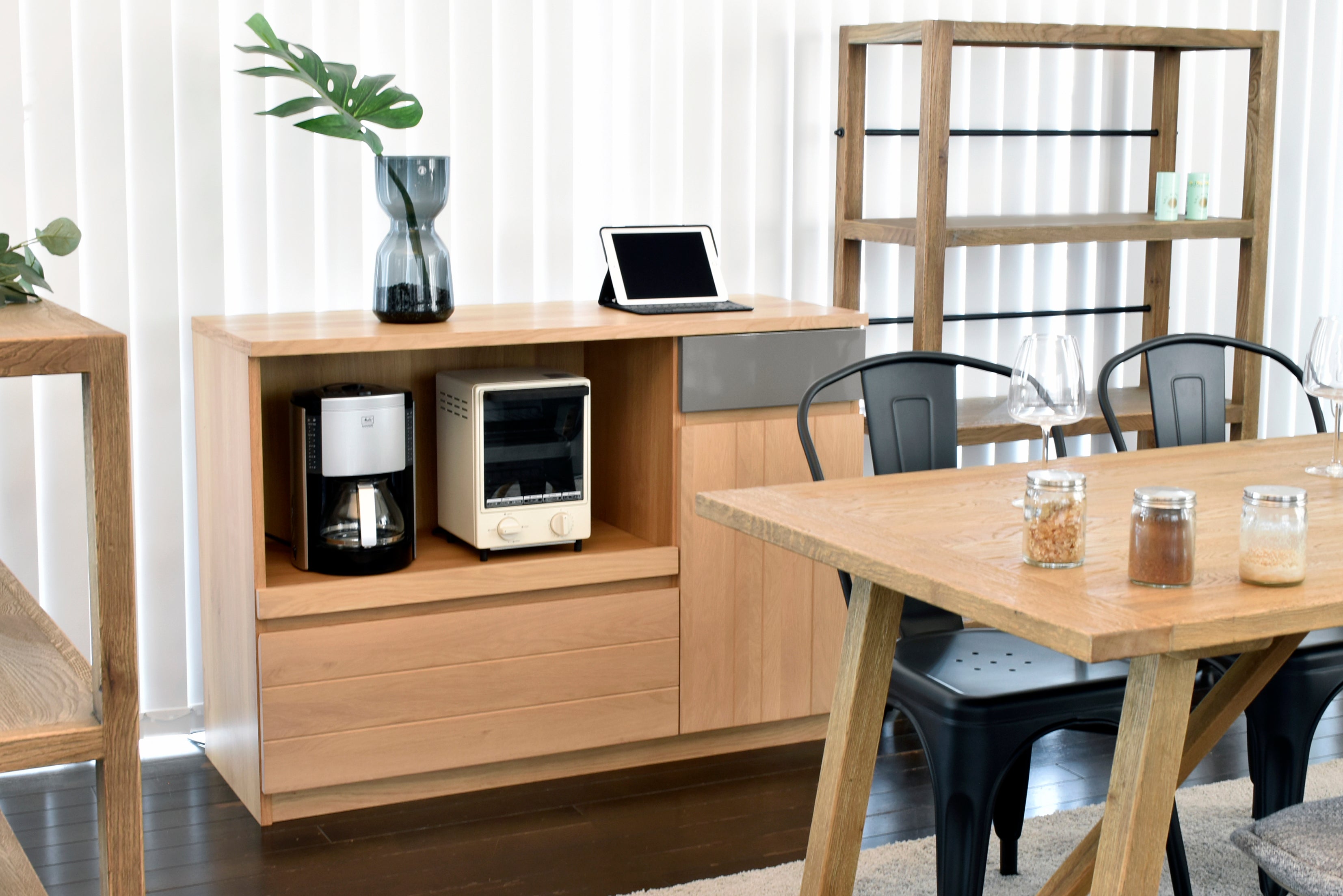 キッチンカウンター 完成品 日本製 幅1200mm×奥行450mm×高さ850mm - 【公式】allecore(アレコレ) 家具インテリア・生活雑貨のオンライン通販