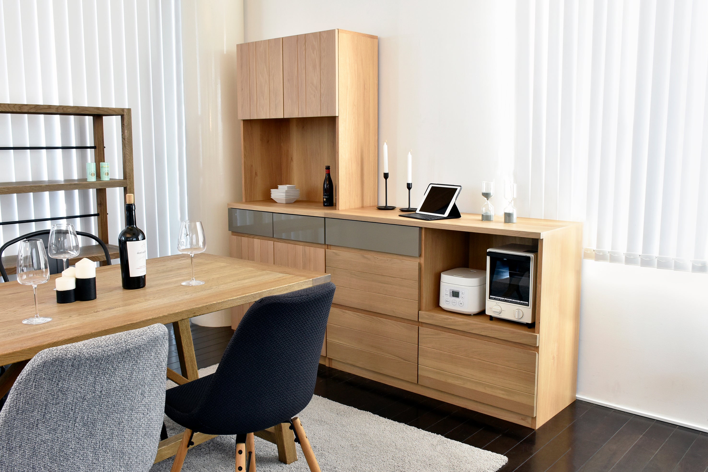 キッチンカウンター 完成品 日本製 幅1200mm×奥行450mm×高さ850mm - 【公式】allecore(アレコレ) 家具インテリア・生活雑貨のオンライン通販