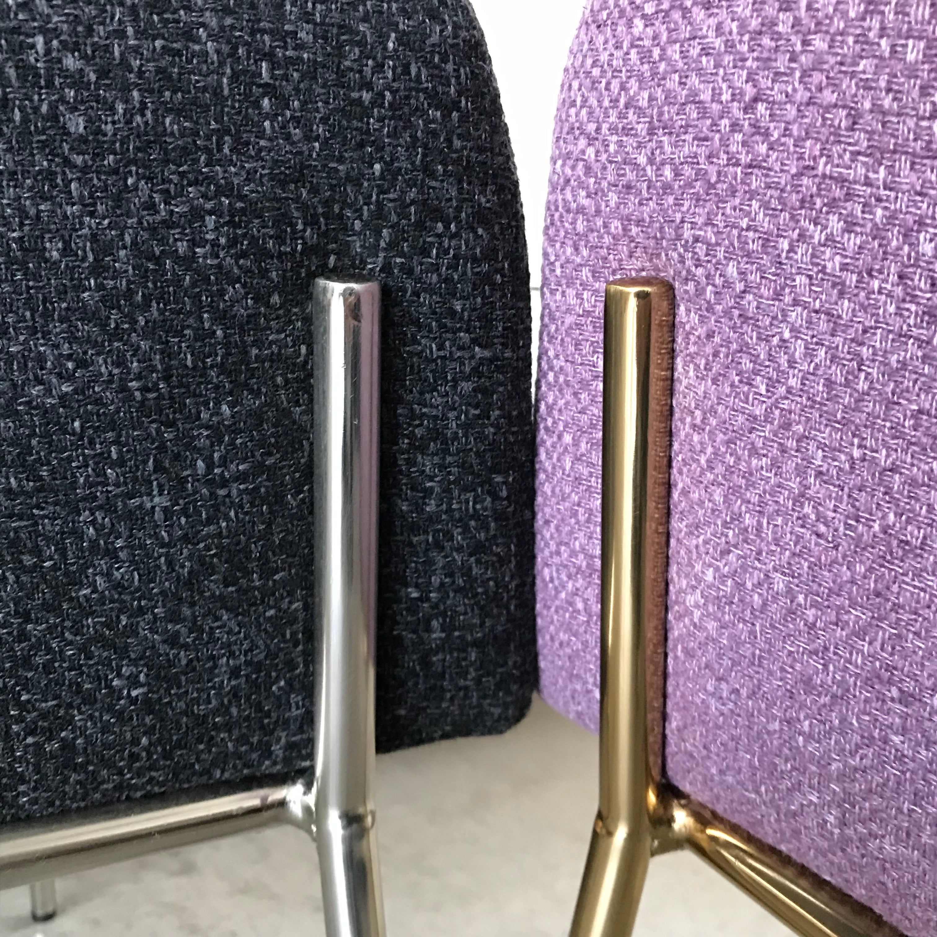 ファブリックパーソナルチェア 一人掛け 完成品 幅580mm×奥行570mm×高さ700mm×座面高370mm