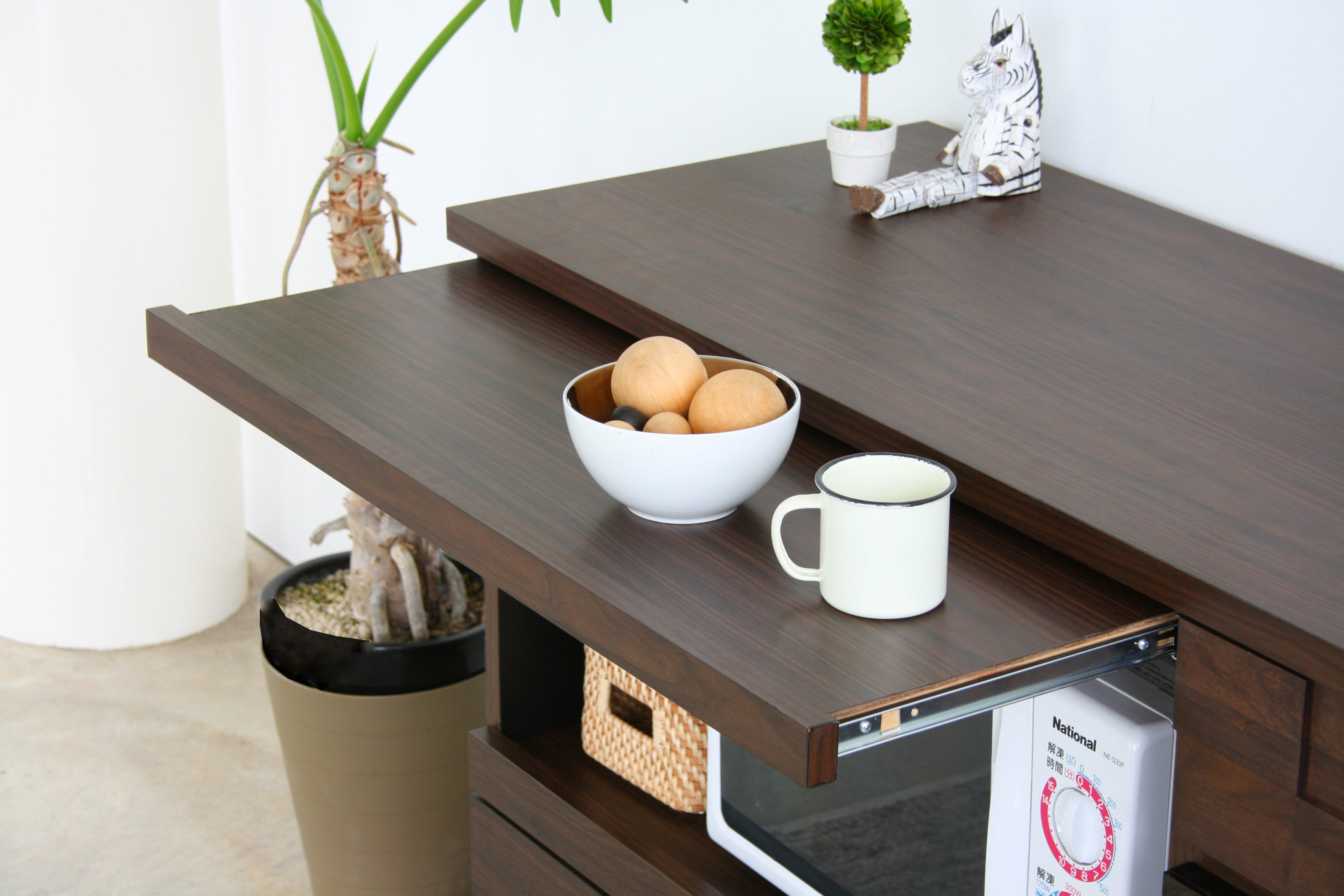 キッチンカウンター 完成品 日本製 幅1196㎜×奥行445mm×高さ850mm - 【公式】allecore(アレコレ) 家具インテリア・生活雑貨のオンライン通販