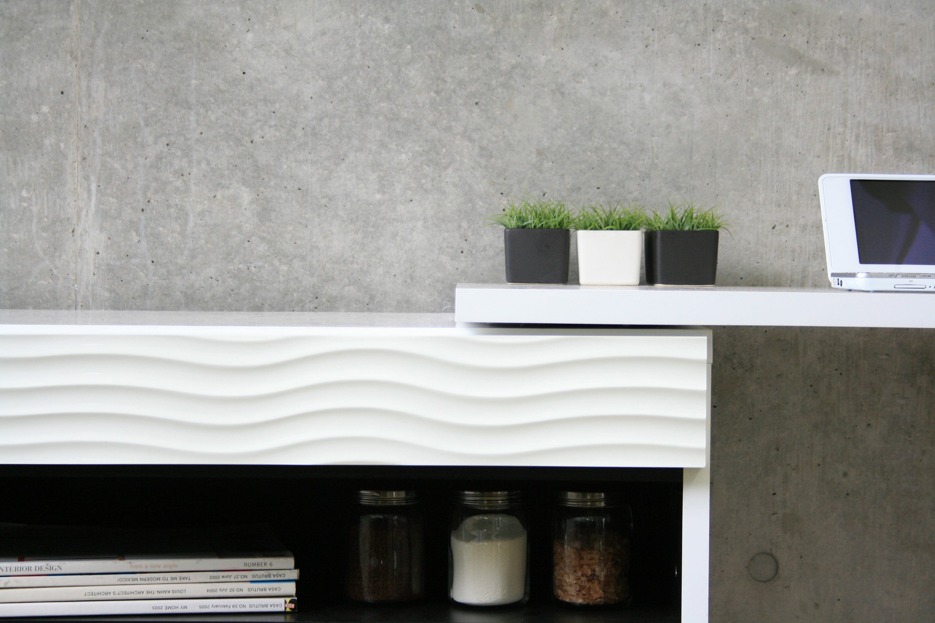 キッチンデスク 完成品 日本製 幅900mm~1400mm×奥行445mm×高さ723mm - 【公式】allecore(アレコレ) 家具インテリア・生活雑貨のオンライン通販