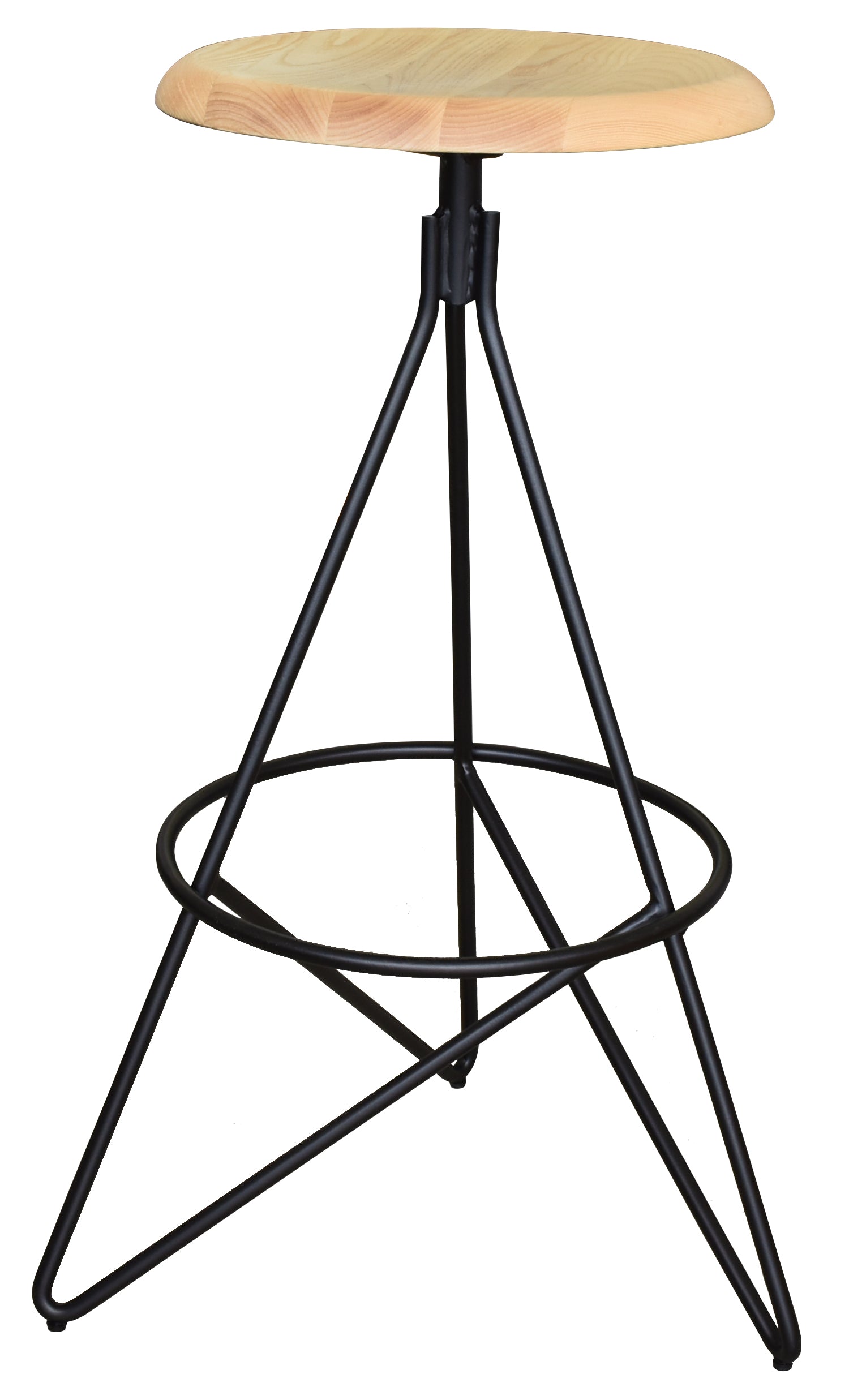 ハイスツール ウォールナット 完成品 幅458mm×奥行435mm×高さ750mm