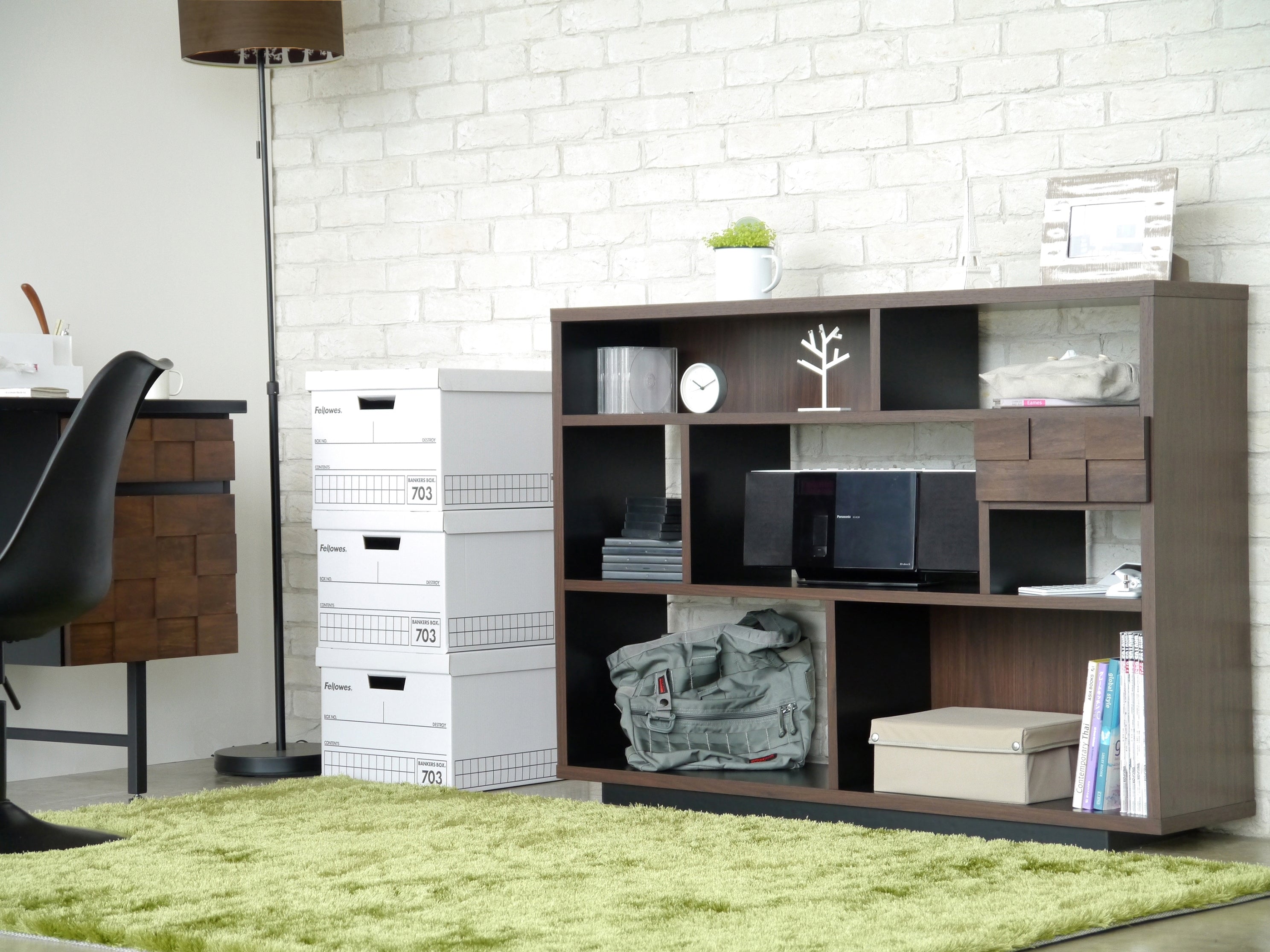 シェルフ 本棚 ブックシェルフ 完成品 日本製 幅1250㎜×奥行315mm×高さ900mm - 【公式】allecore(アレコレ) 家具インテリア・生活雑貨のオンライン通販