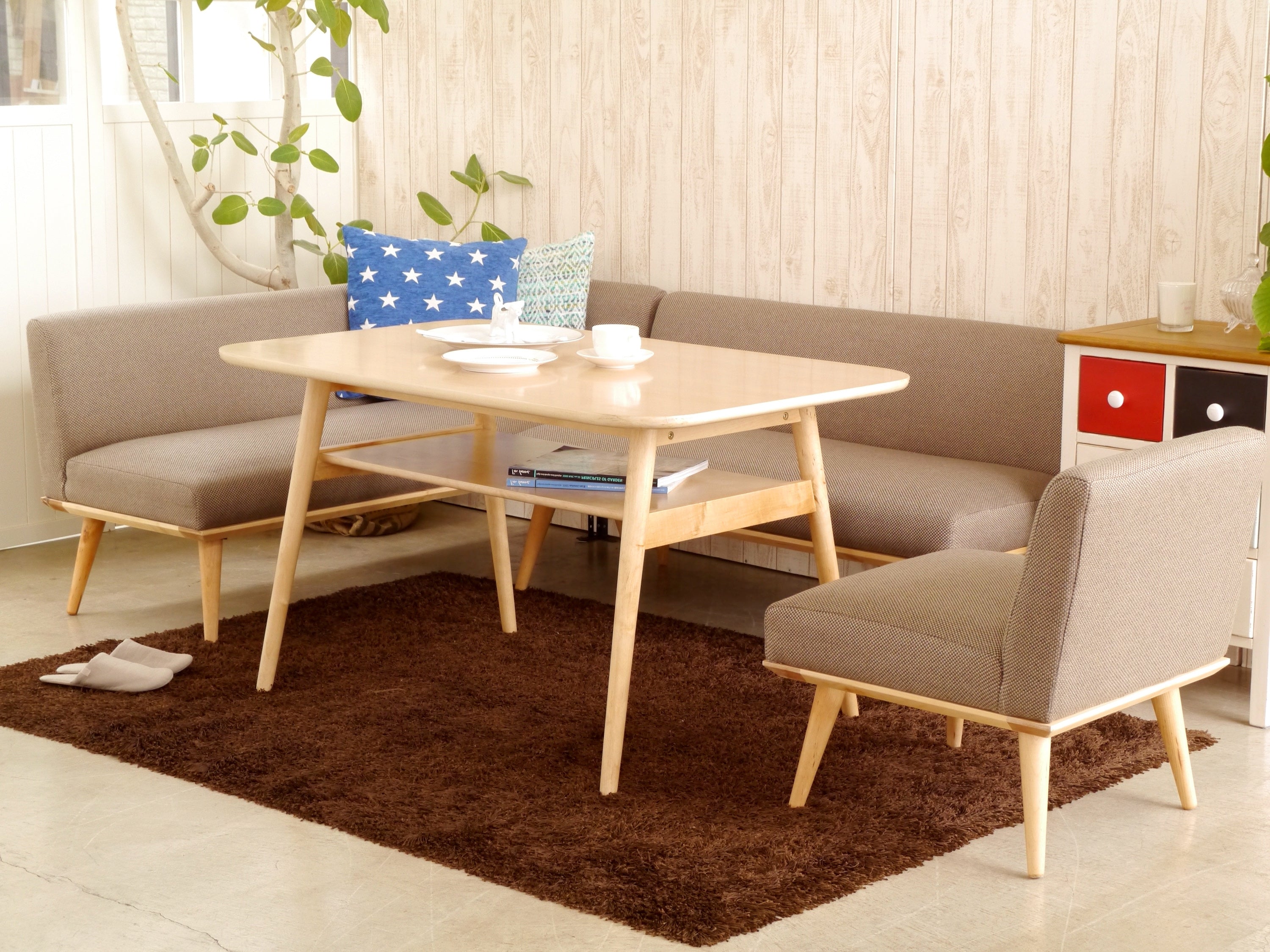 ソファ Lタイプ 幅1420mm×奥行610mm×高さ660mm×座面高40mm