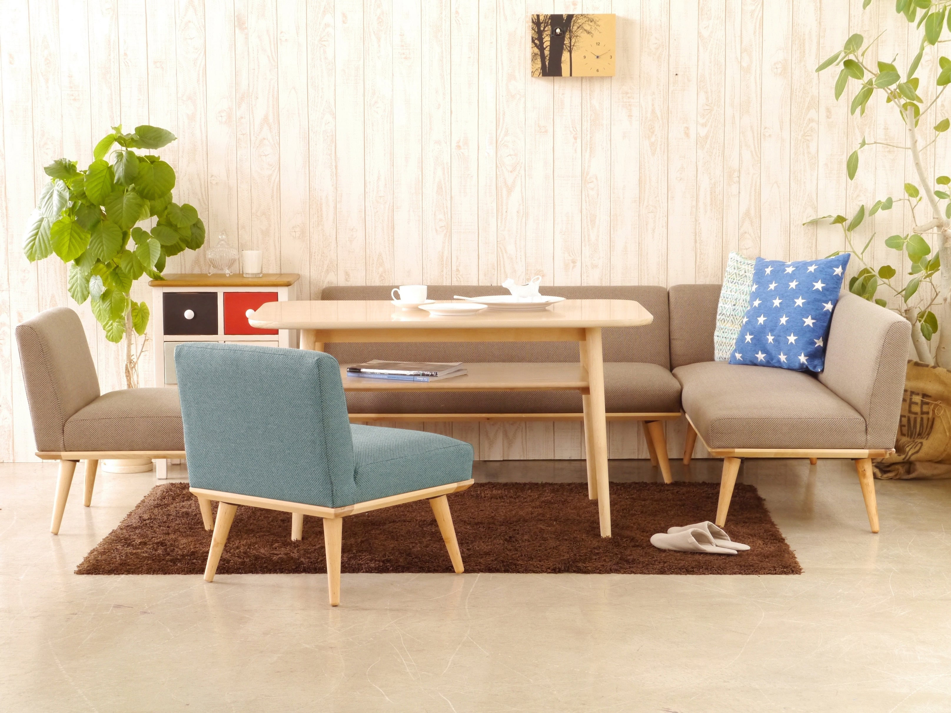 ソファ Rタイプ 幅1420mm×奥行610mm×高さ660mm×座面高40mm