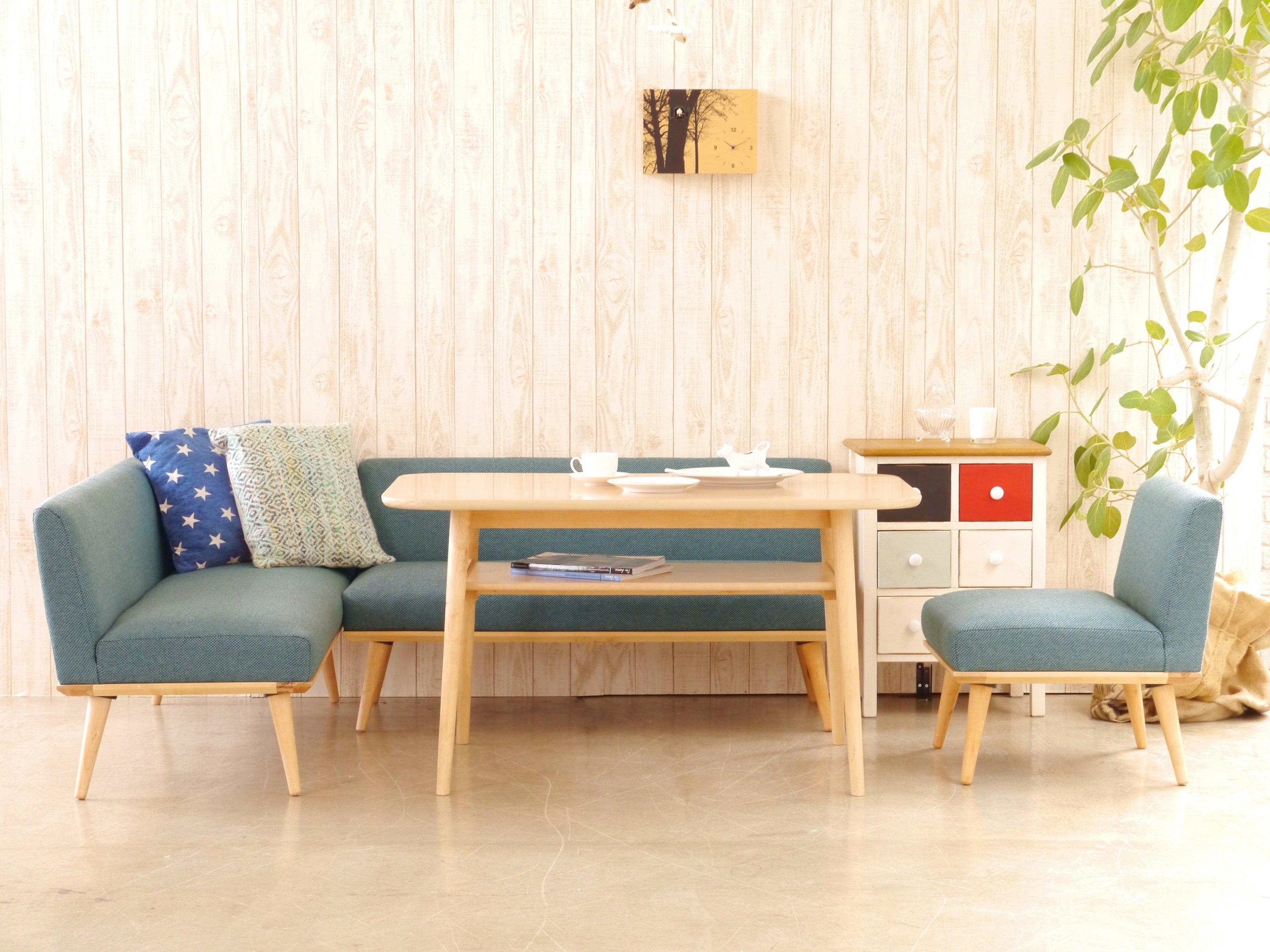 ソファ 2人掛け 幅1260mm×奥行610mm×高さ660mm×座面高40mm