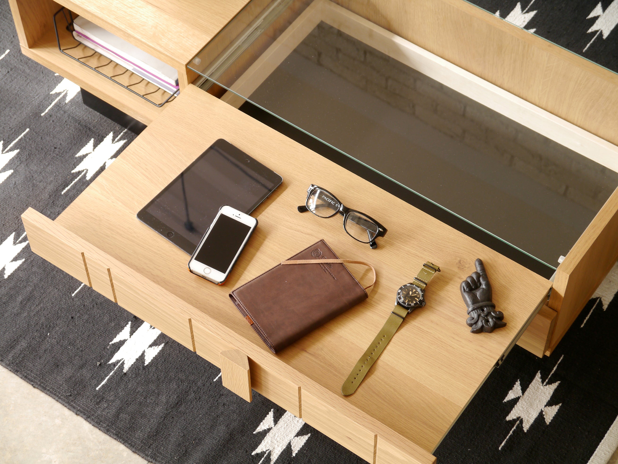 リビングテーブル 完成品 日本製 幅1100mm×奥行450mm×高さ330mm - 【公式】allecore(アレコレ) 家具インテリア・生活雑貨のオンライン通販