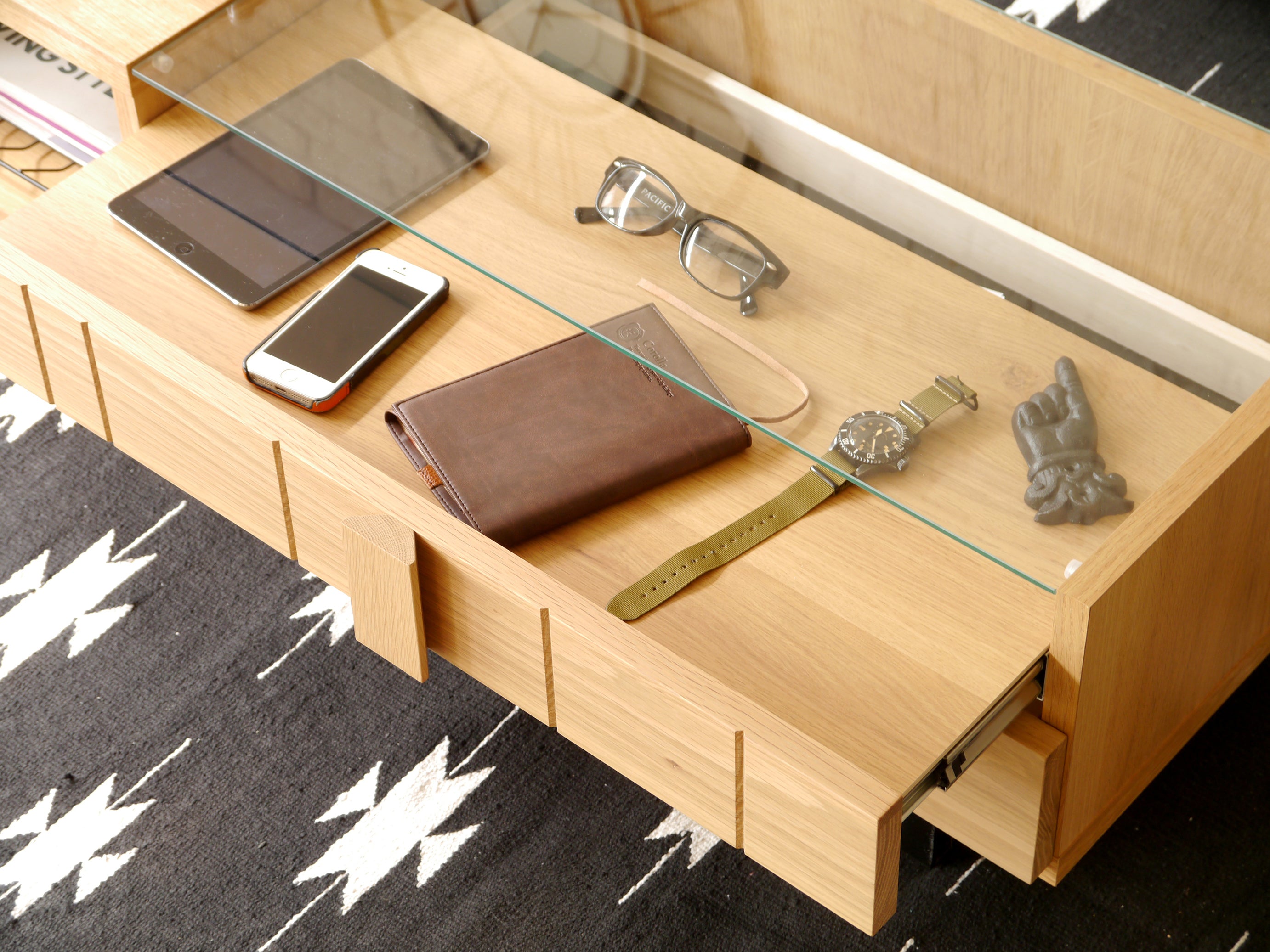 リビングテーブル 完成品 日本製 幅1100mm×奥行450mm×高さ330mm - 【公式】allecore(アレコレ) 家具インテリア・生活雑貨のオンライン通販