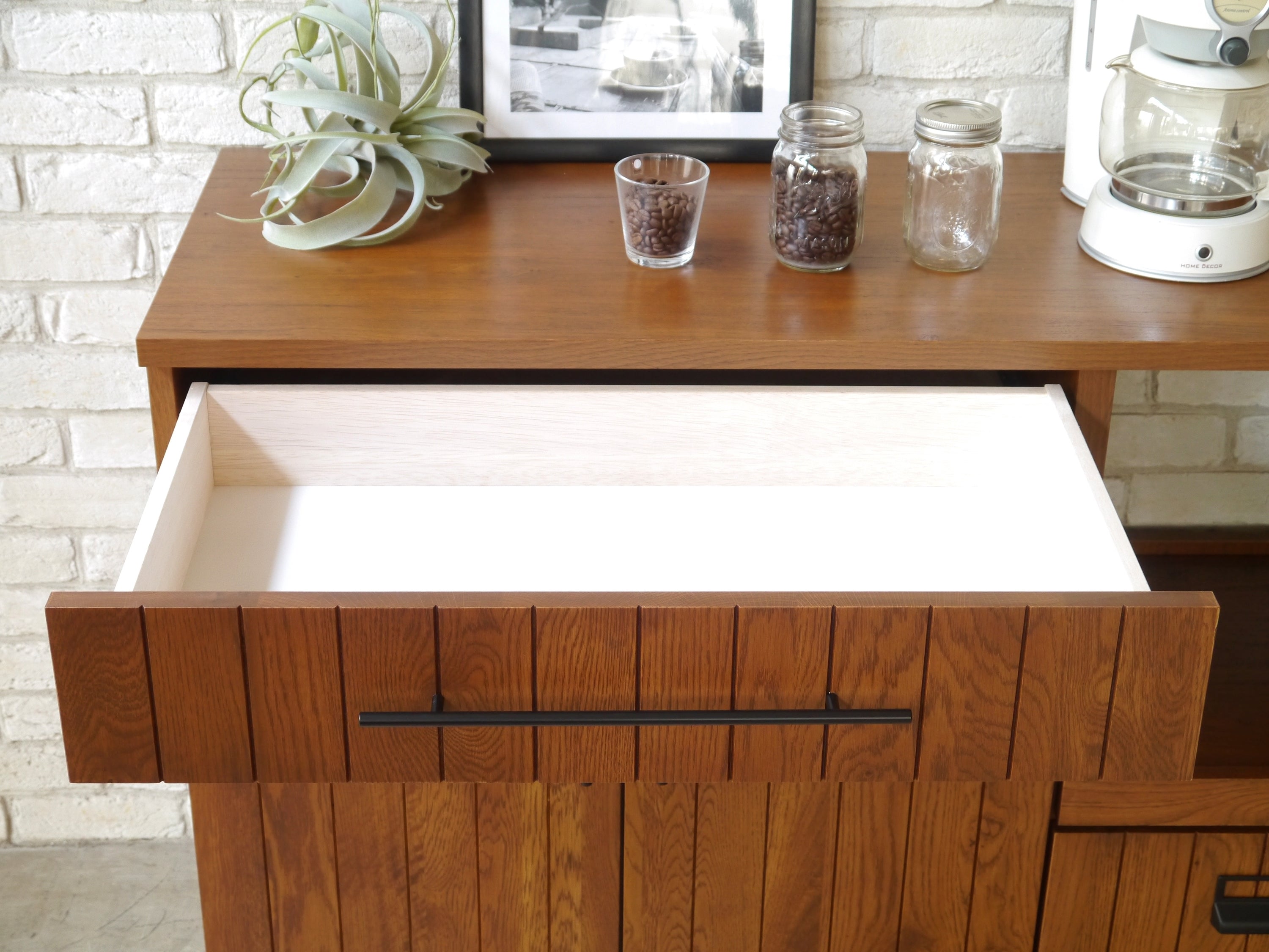 キッチン カウンター 完成品 日本製 幅1150mm×奥行445mm×高さ835mm